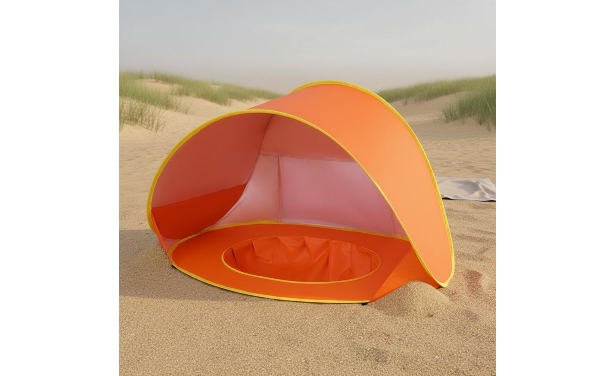 Foldable Baby Beach Tent Quick Setup Folding Beach Tent Lightweight Infant Sun Shade Waterproof for Babies, Toddlers
