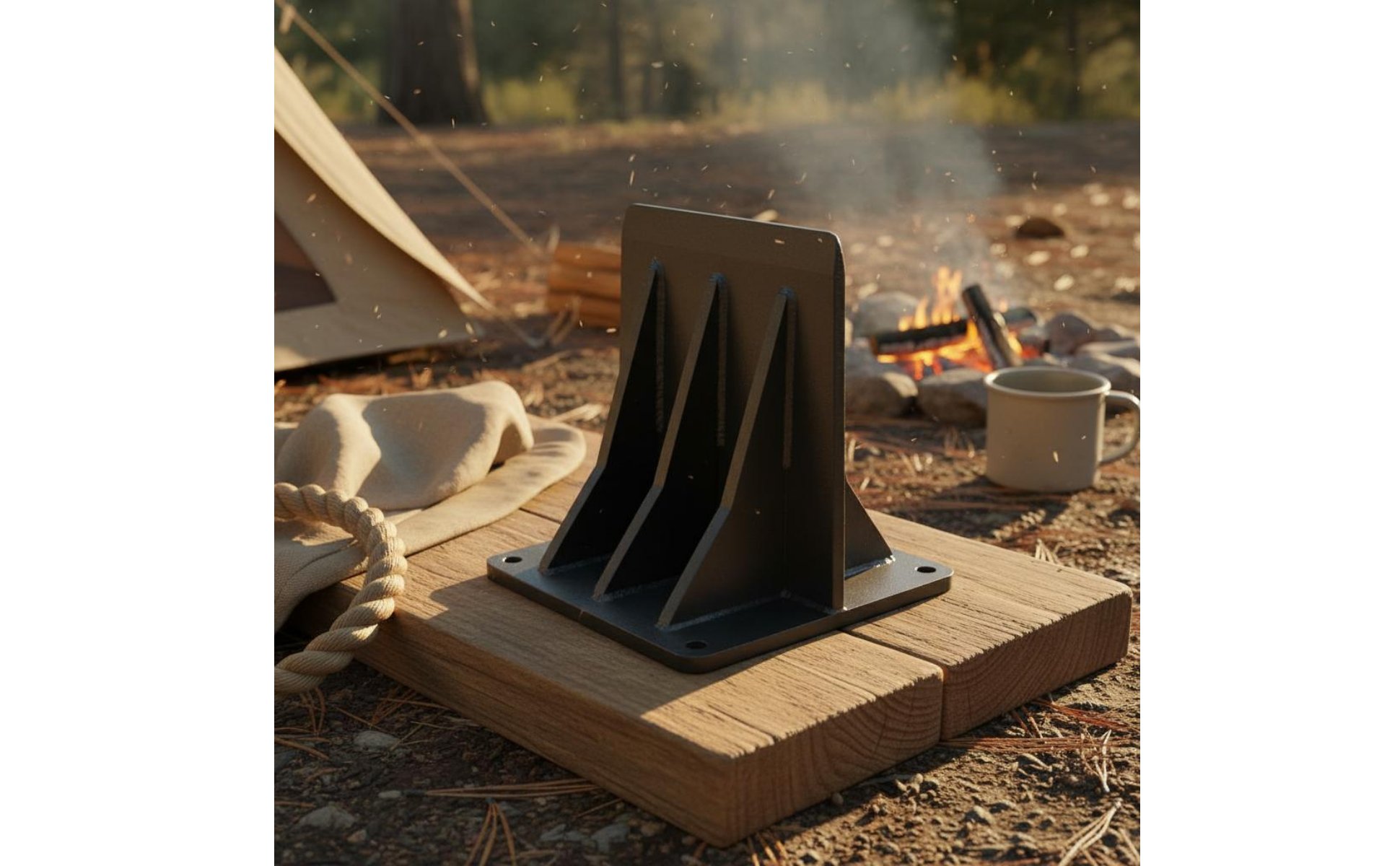 Manueller Holzspalter tragbar Holzspalter kraftsparend für Camping