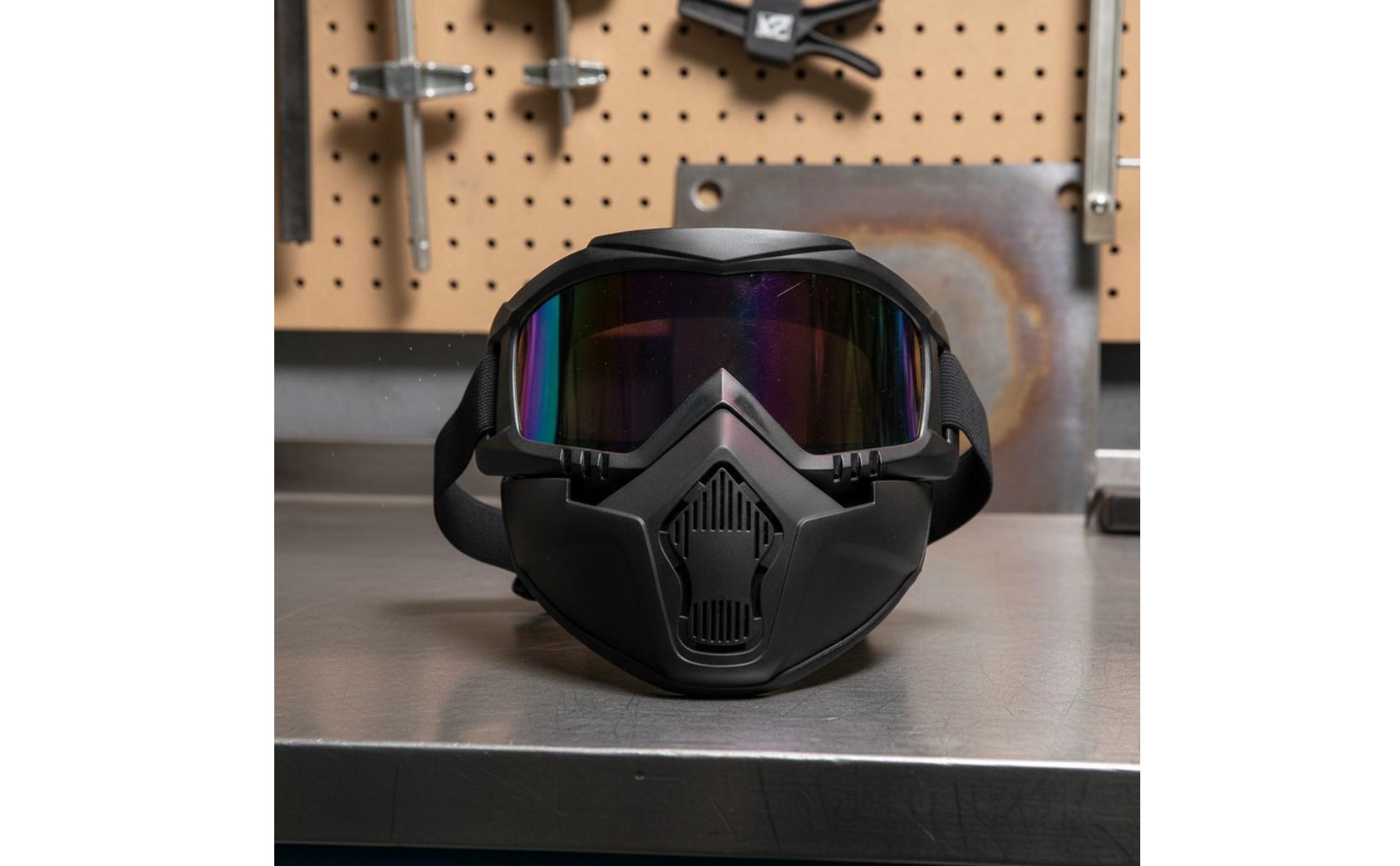 Auto-Darkening Metal-Joining Mask Dustproof Metal-Joining Face Guard Windproof