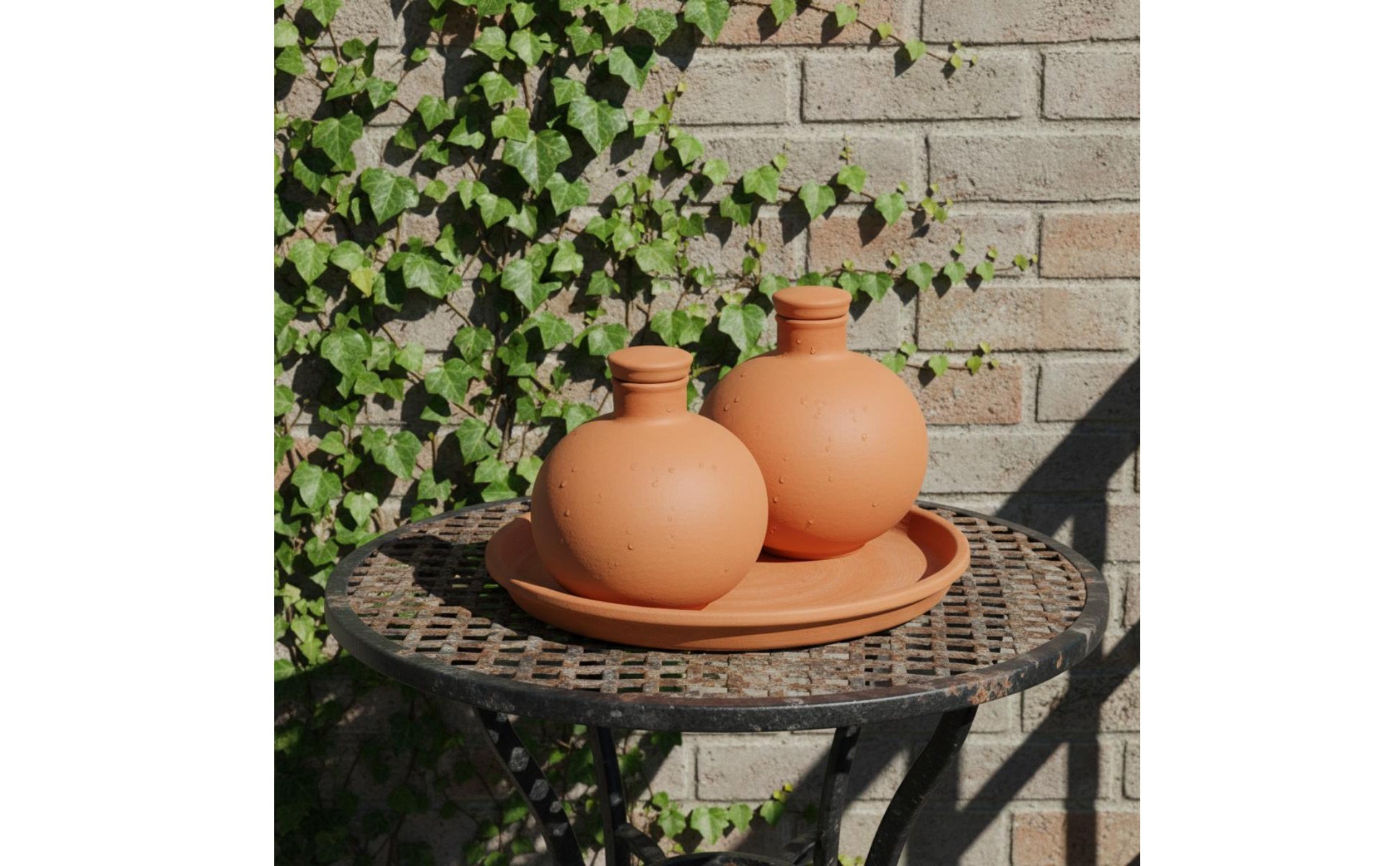 2 Pieces Terracotta Olla Automatic Irrigation Olla Watering Pot Easy Plant Care