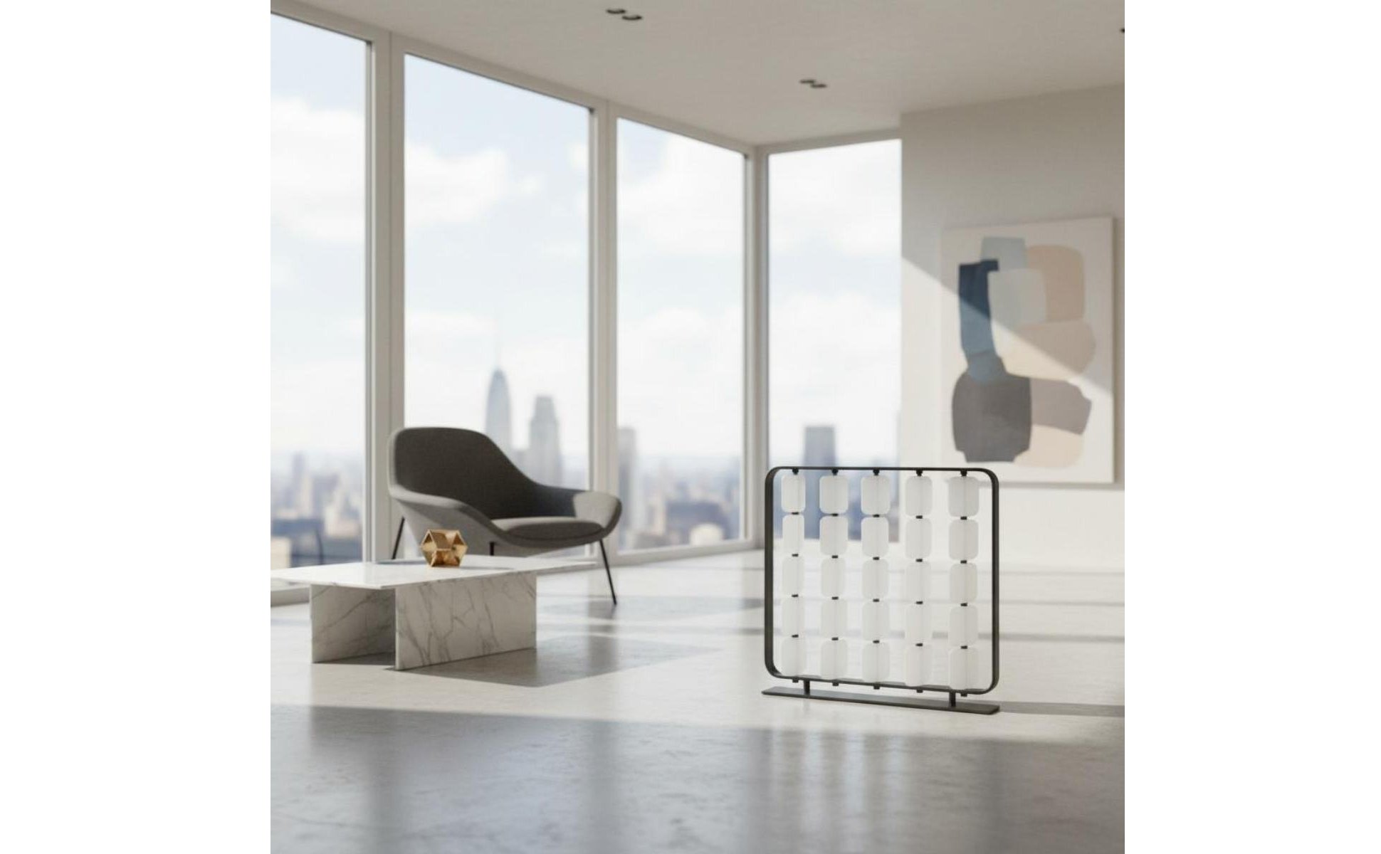 Metal Acrylic Screen Artistic Design Modern Art Screen for Study