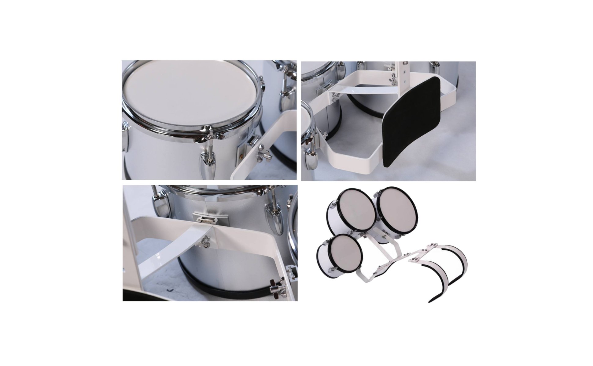 Multi Tone Marching Drum Back Assistance Framework Marching Drum Set