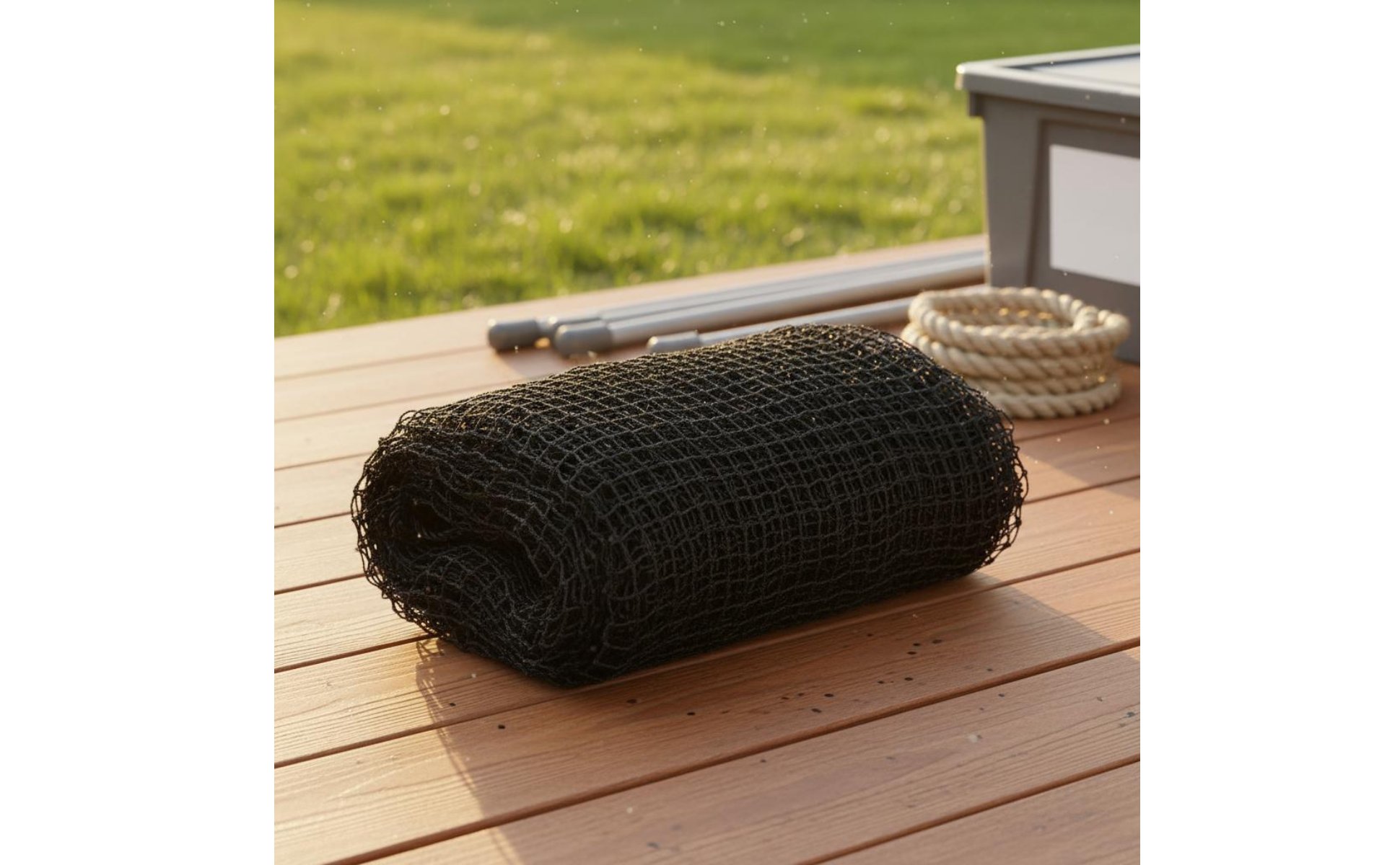 Football Backstop Net PE Material Ball Stop Net Easy to Assemble