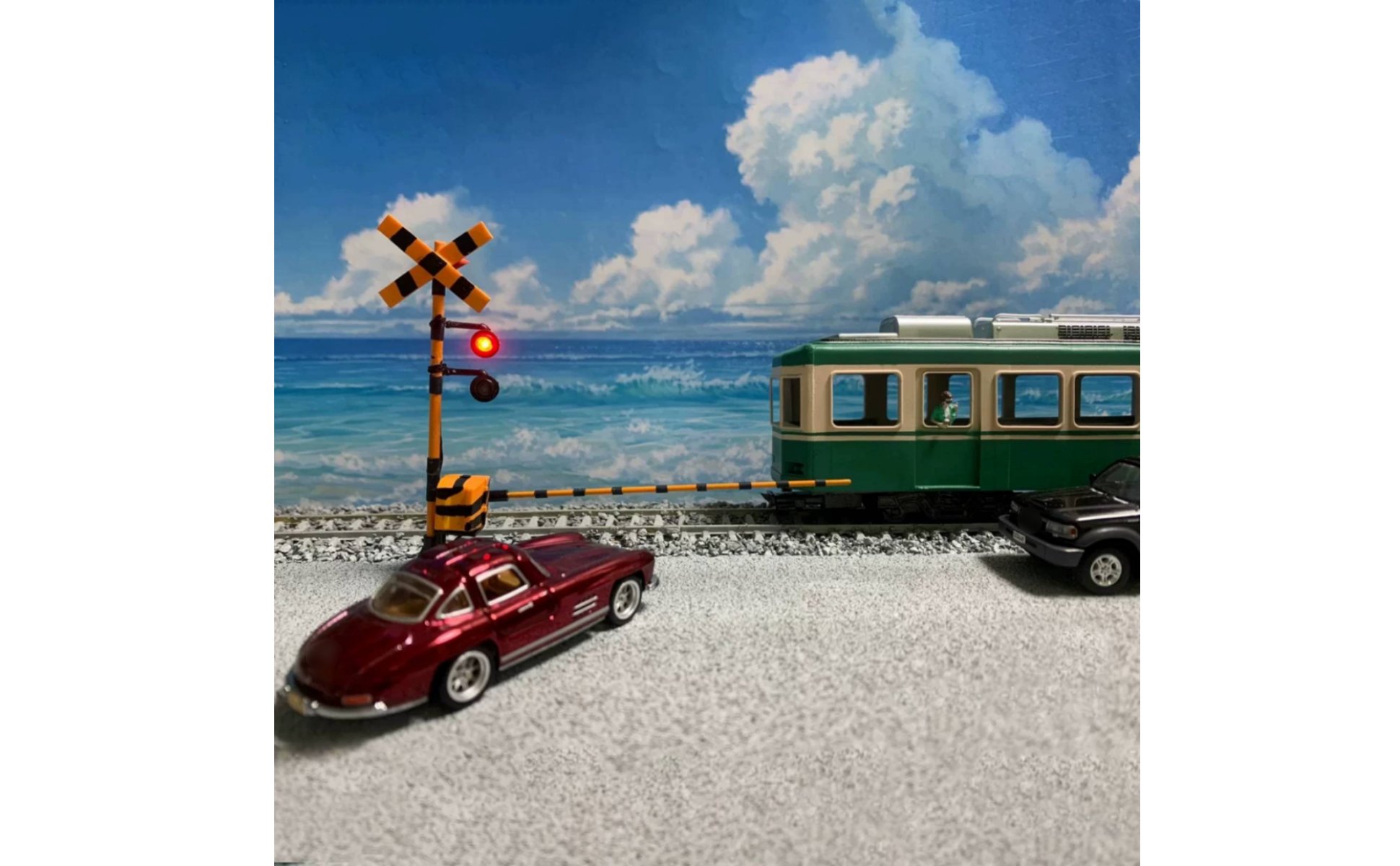 Feu Signalisation Ferroviaire Miniature Échelle 1/64 pour Miniature Scene