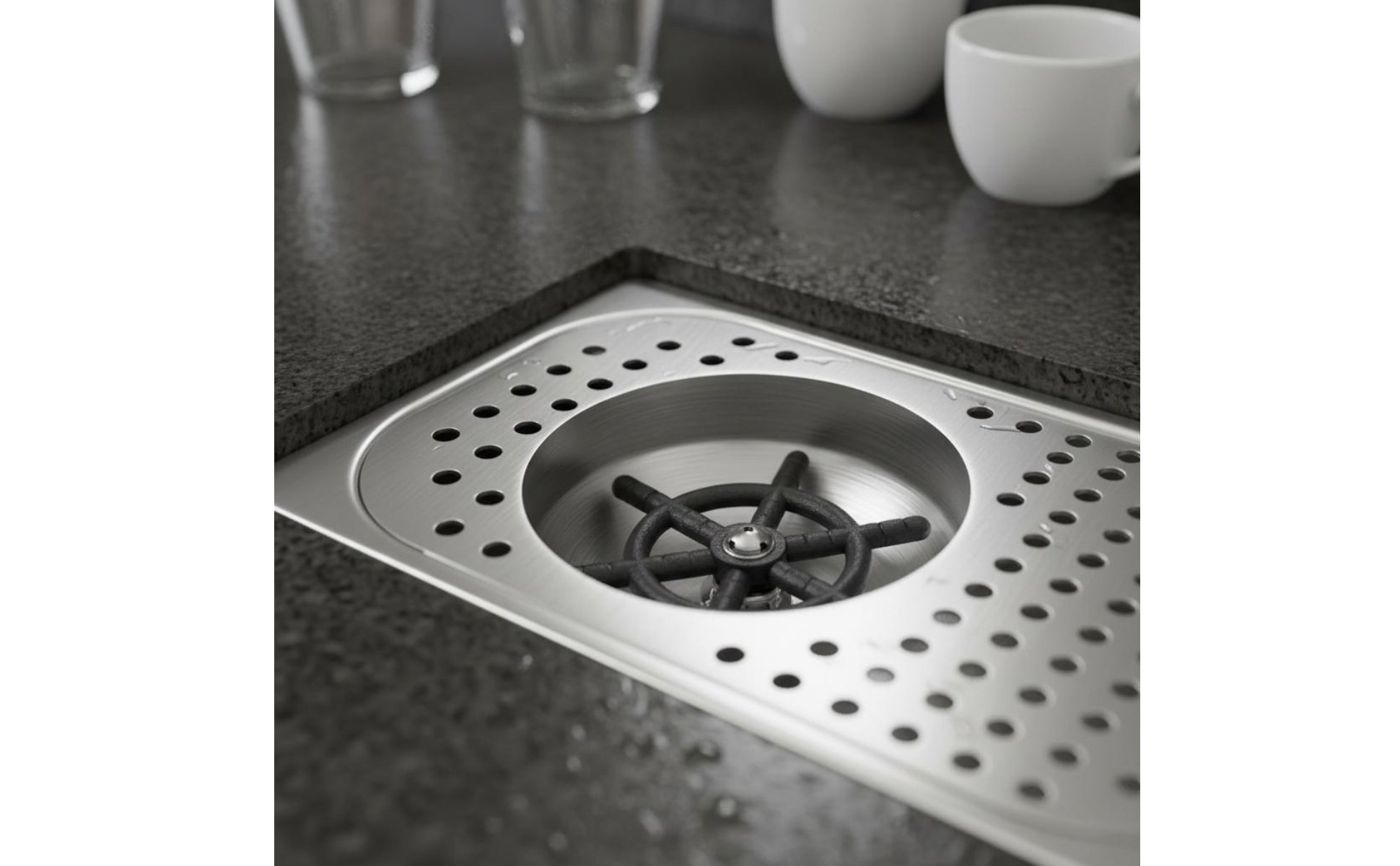 Nettoyeur de Tasses à Haute Pression Installation Encastrée pour Cafés, Baristas