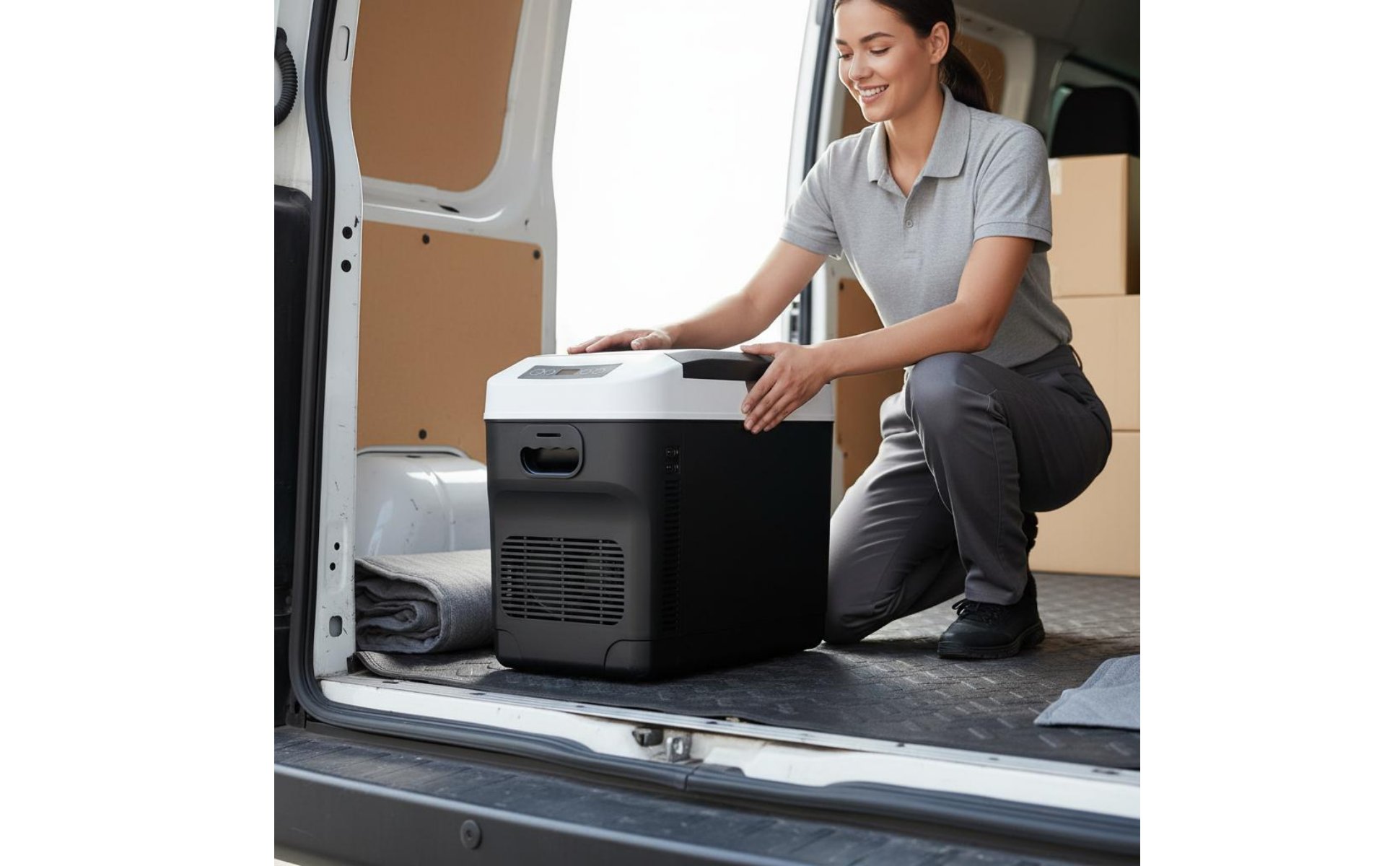 Portable Refrigerator Freezer Twin Twin Cooling System 12V 24V Portable Fridge