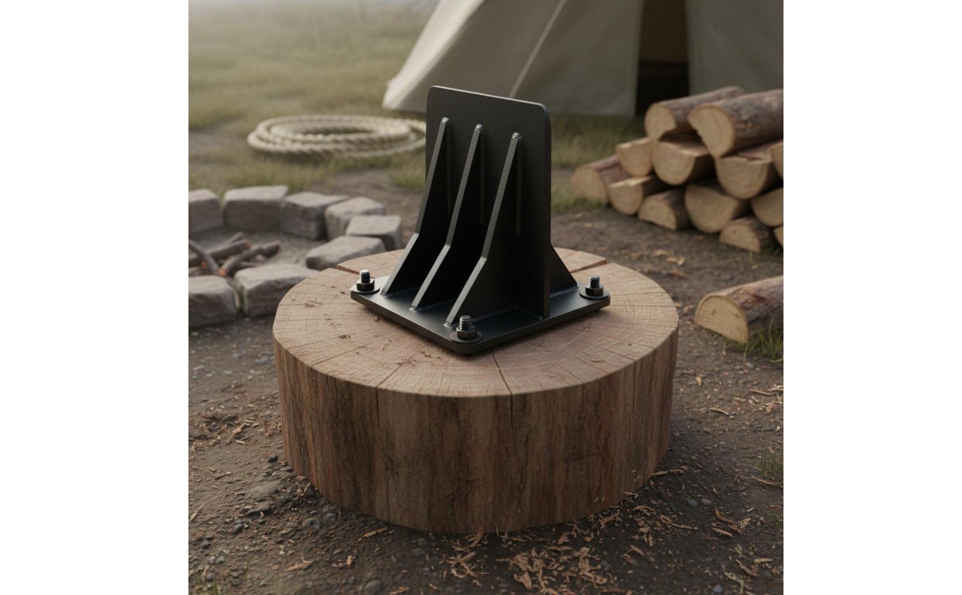 Manueller Holzspalter tragbar Holzspalter kraftsparend für Camping