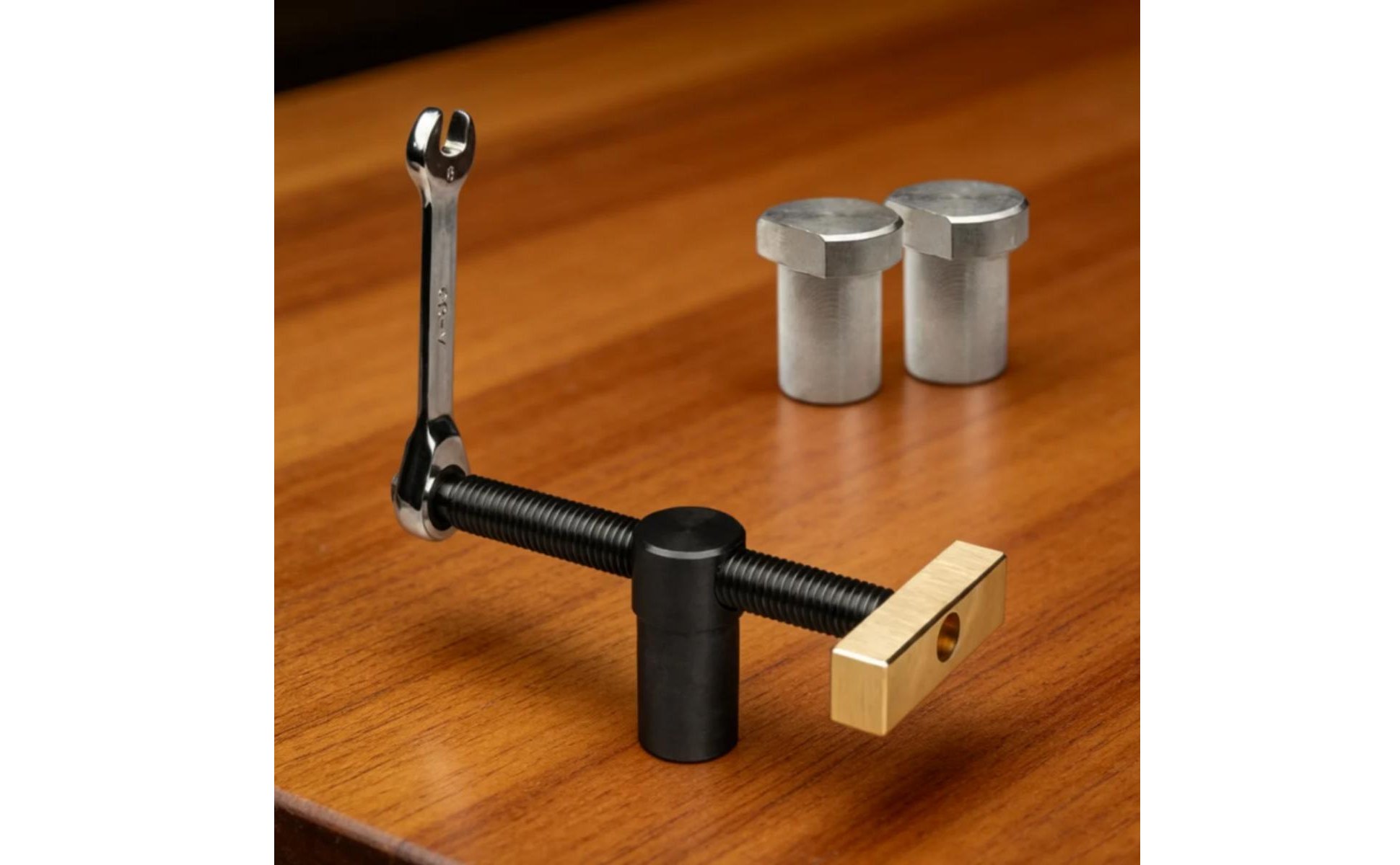 Ratchet Vise Mechanism Brass Wood Vise Hardware Stainless Steel for Woodworkers