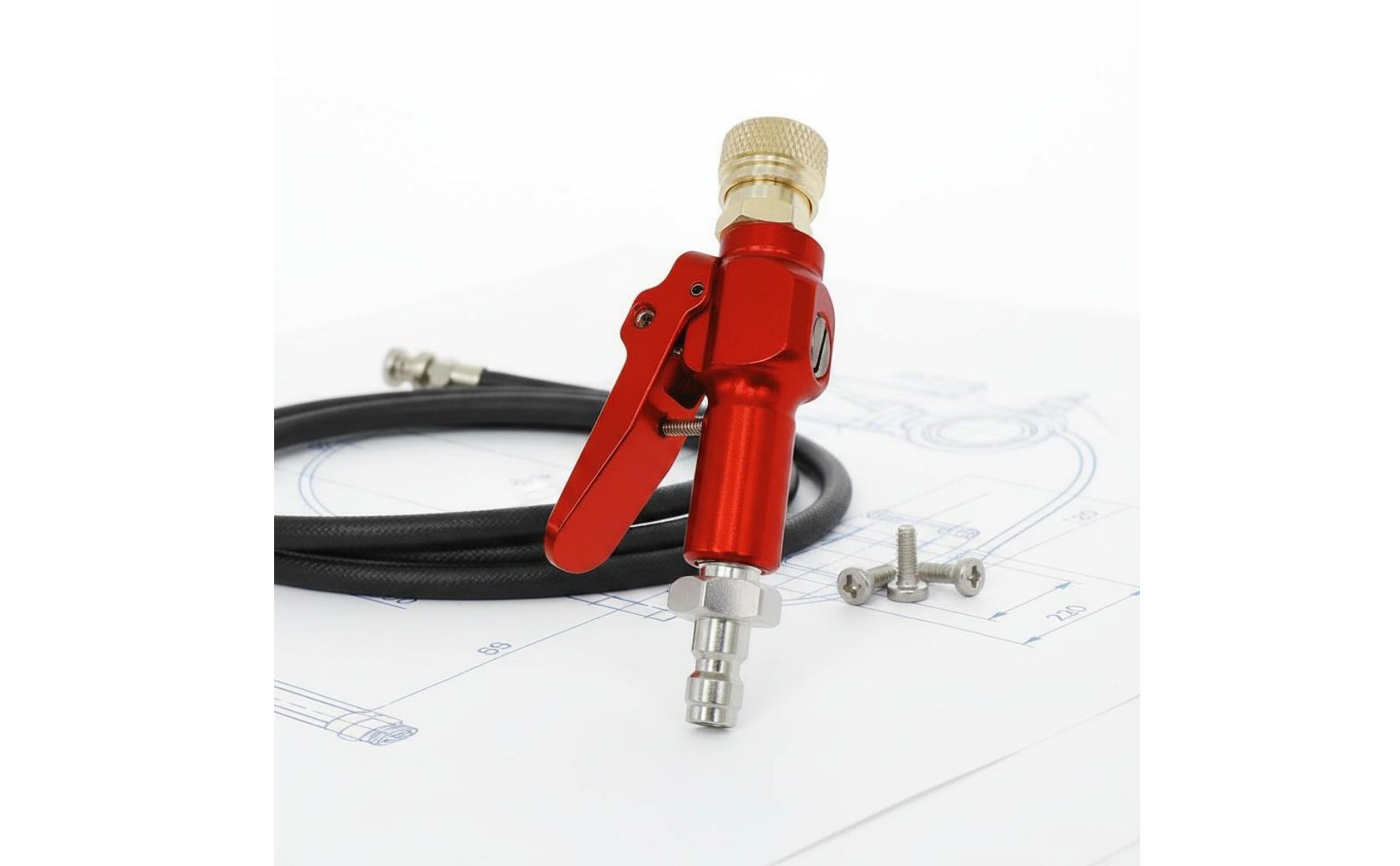 300 Bar Fill Connector Pressure Release Valve Fill Adapter No Leakage