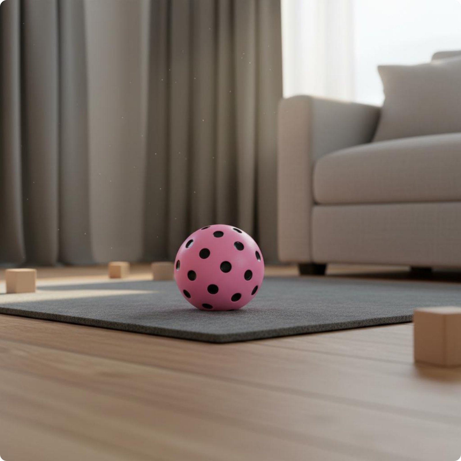 Leiser Pickleball-Ball Druckfest Leiser Pickleball Hoch Elastisch für zu Hause