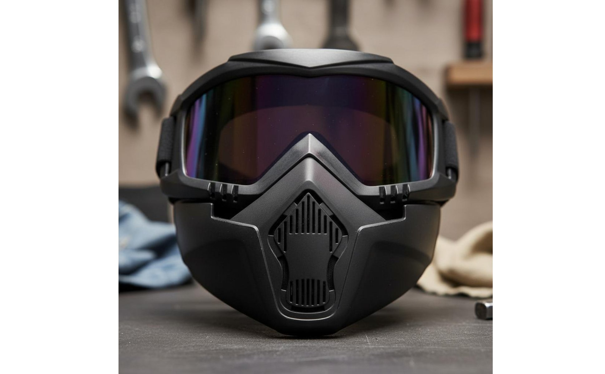 Auto-Darkening Metal-Joining Mask Dustproof Metal-Joining Face Guard Windproof