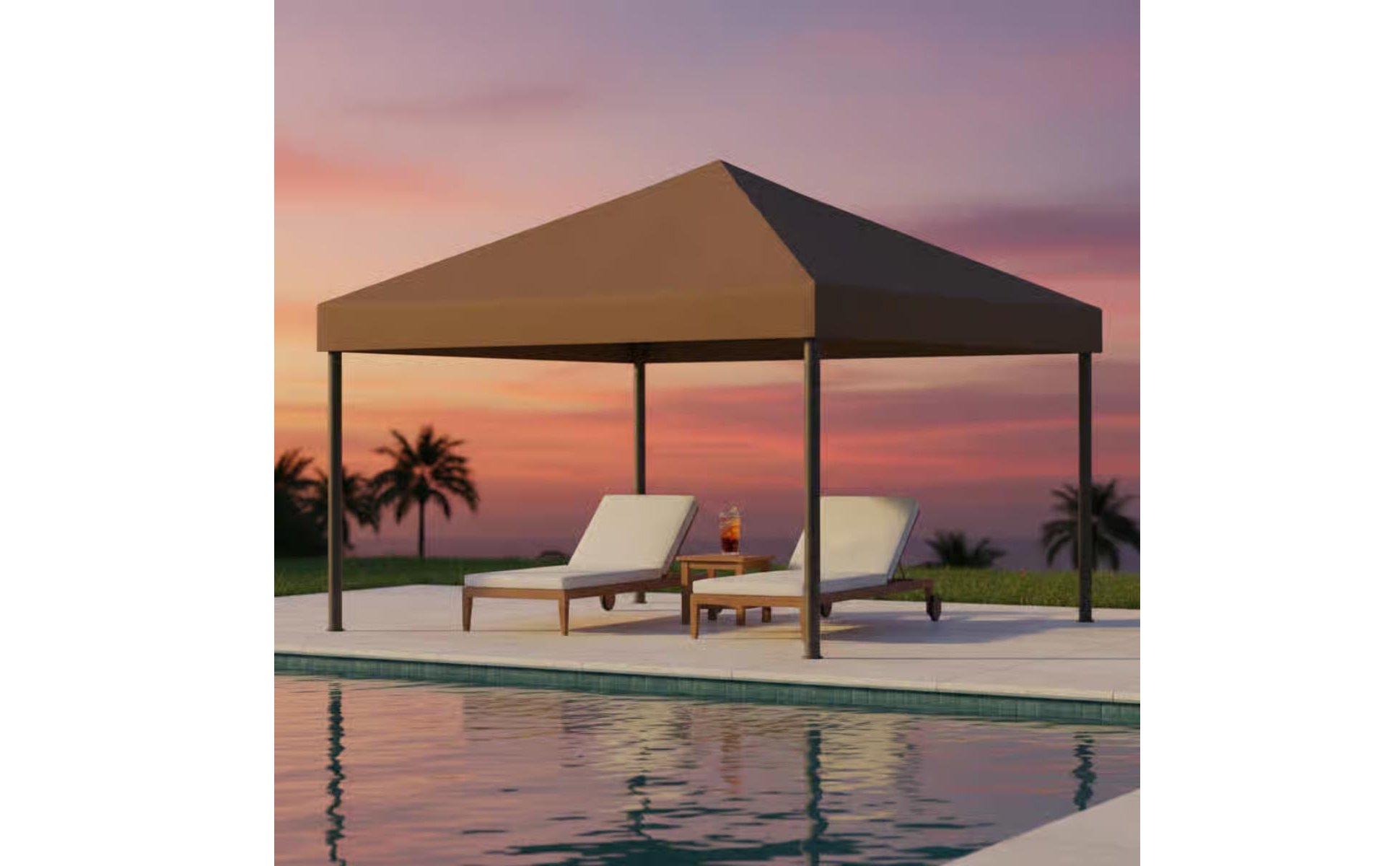 Double Tier Gazebo Canopy Sun Shade 10 X 10 Gazebo Canopy Protection