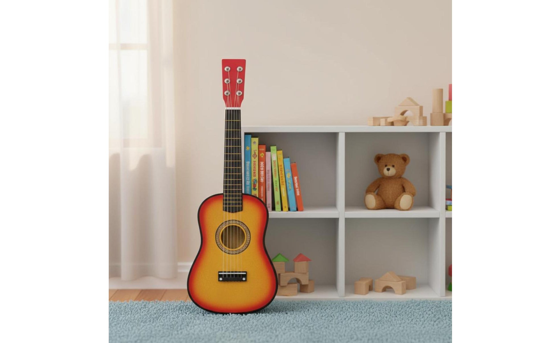 23 Inch Practice Guitar Educational 23-Inch Toy Guitar Beginner Friendly