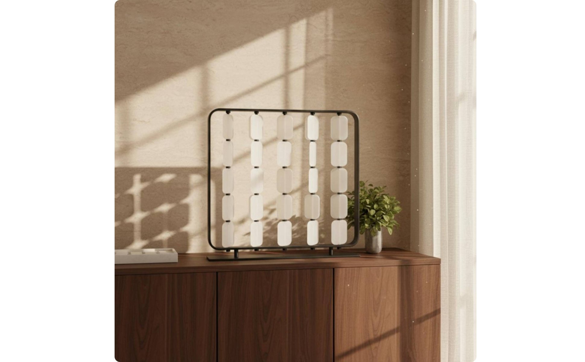 Metal Acrylic Screen Artistic Design Modern Art Screen for Study
