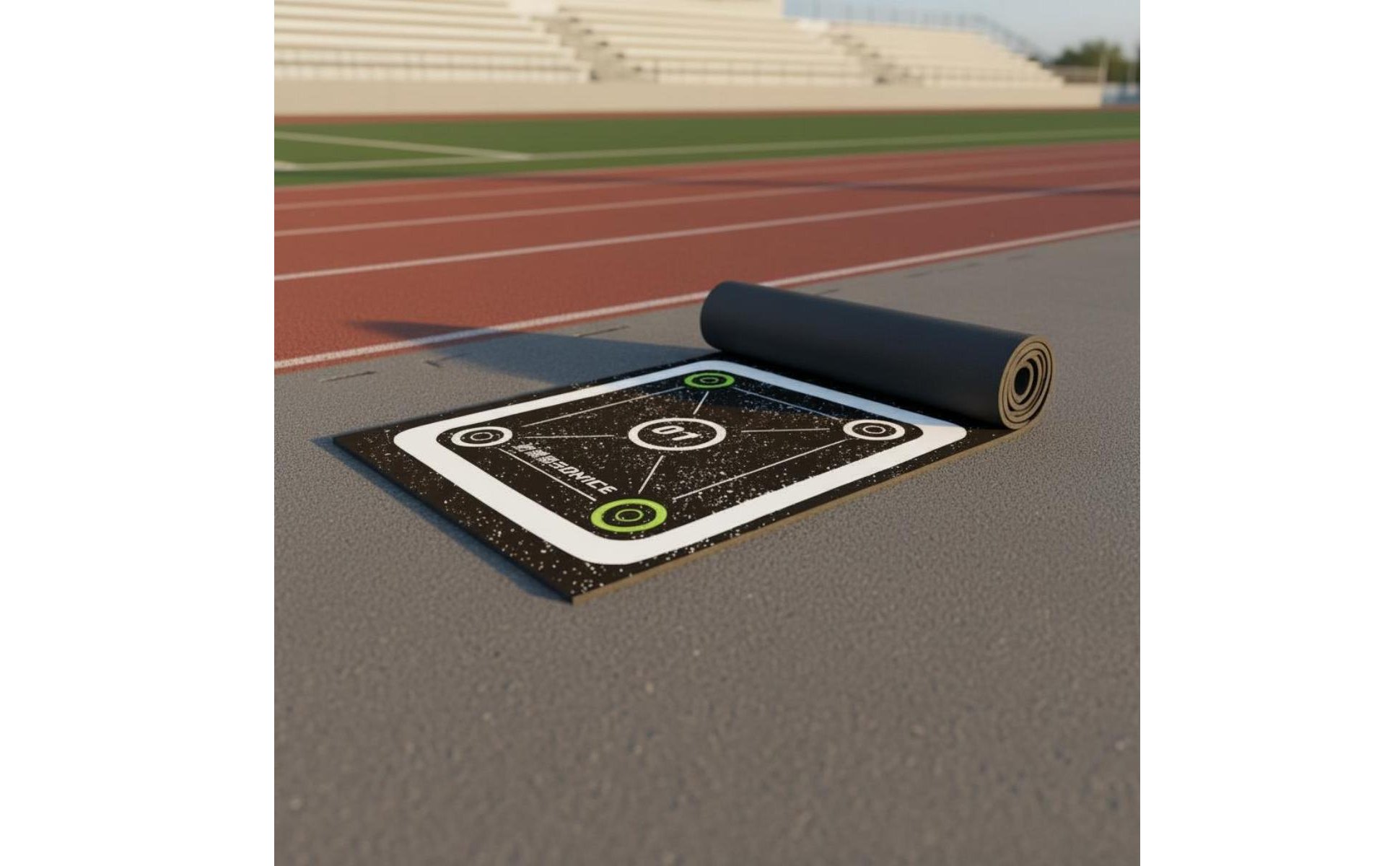 Rubber Agility Ladder Mat Long-Lasting Agility Ladder Mat Easy to Clean