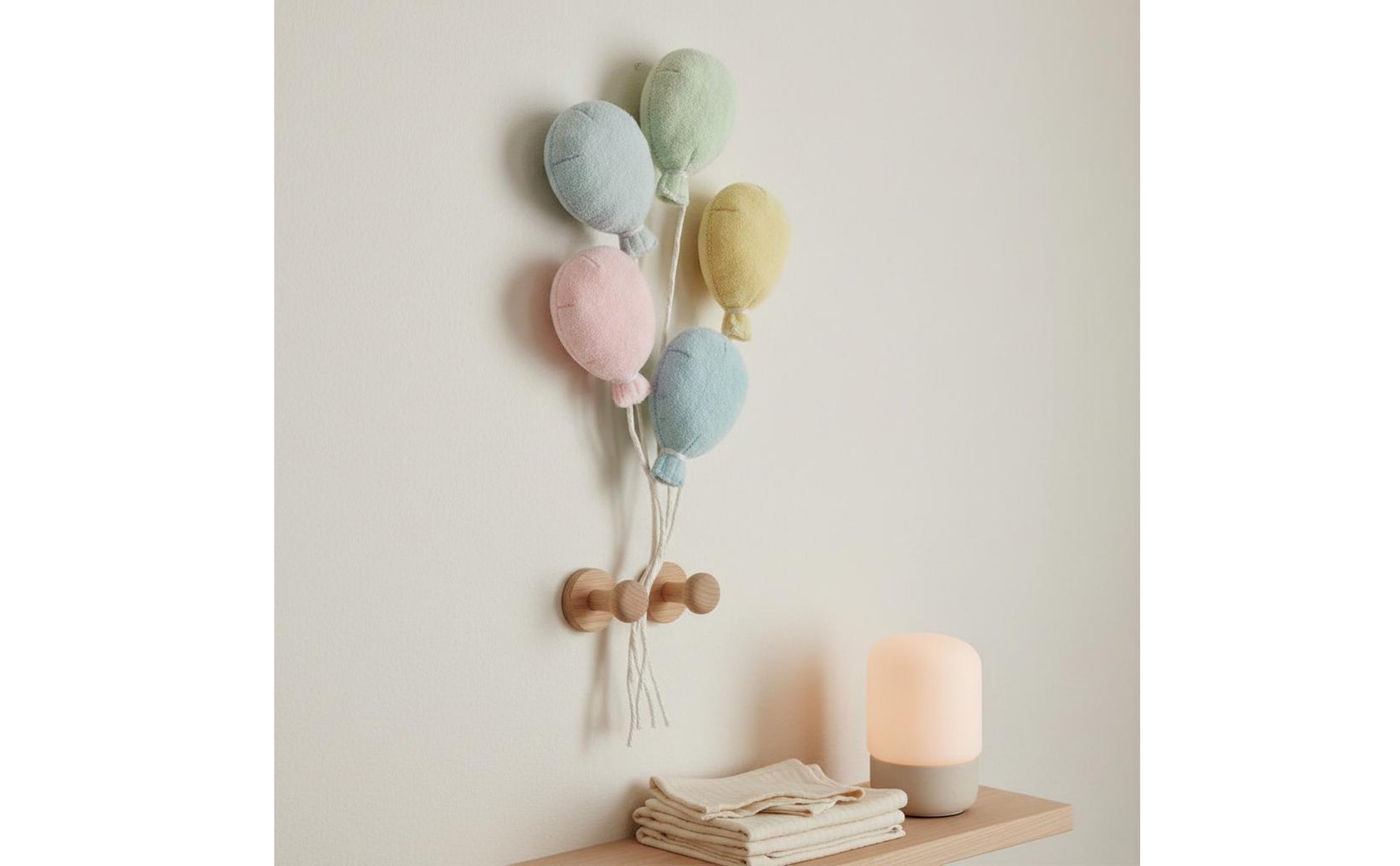 Newborn Photo Prop Set Easy to Use Textile Balloon Set Lightweight for Newborns