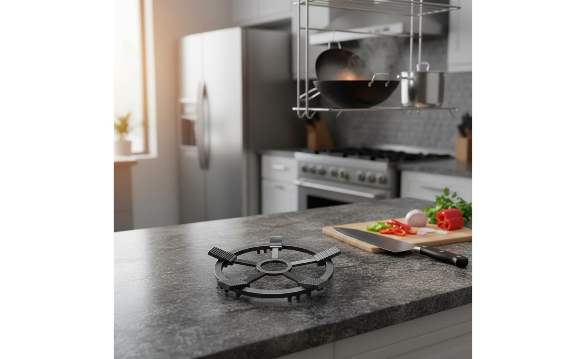 Gas Cooktop Wok Support Support Easy to Clean Non Slip Cooktop Grate
