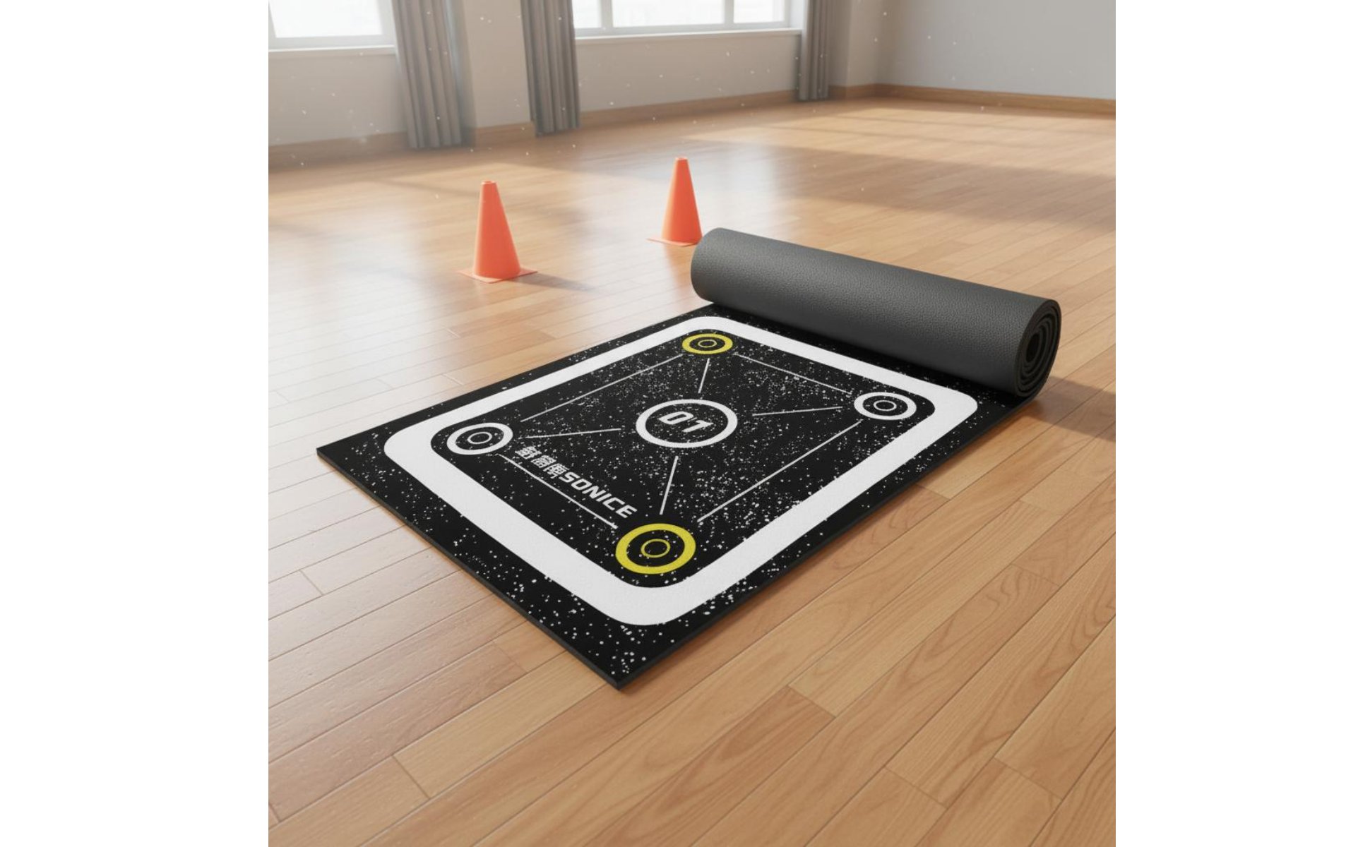 Rubber Agility Ladder Mat Long-Lasting Agility Ladder Mat Easy to Clean