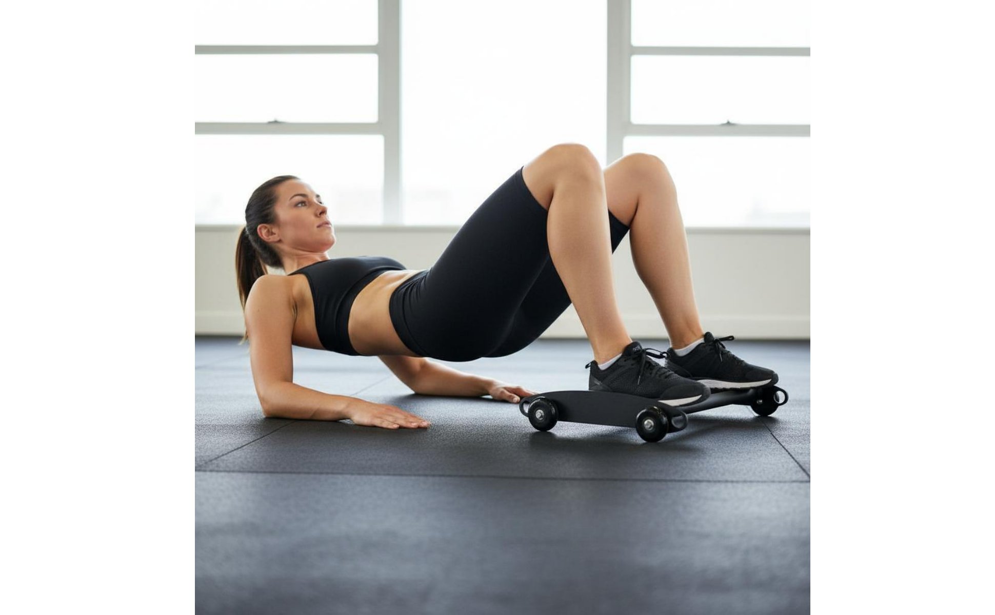 Glute Ham Roller Even Rolling Wheels Glute Ham Developer Roller for Athletes