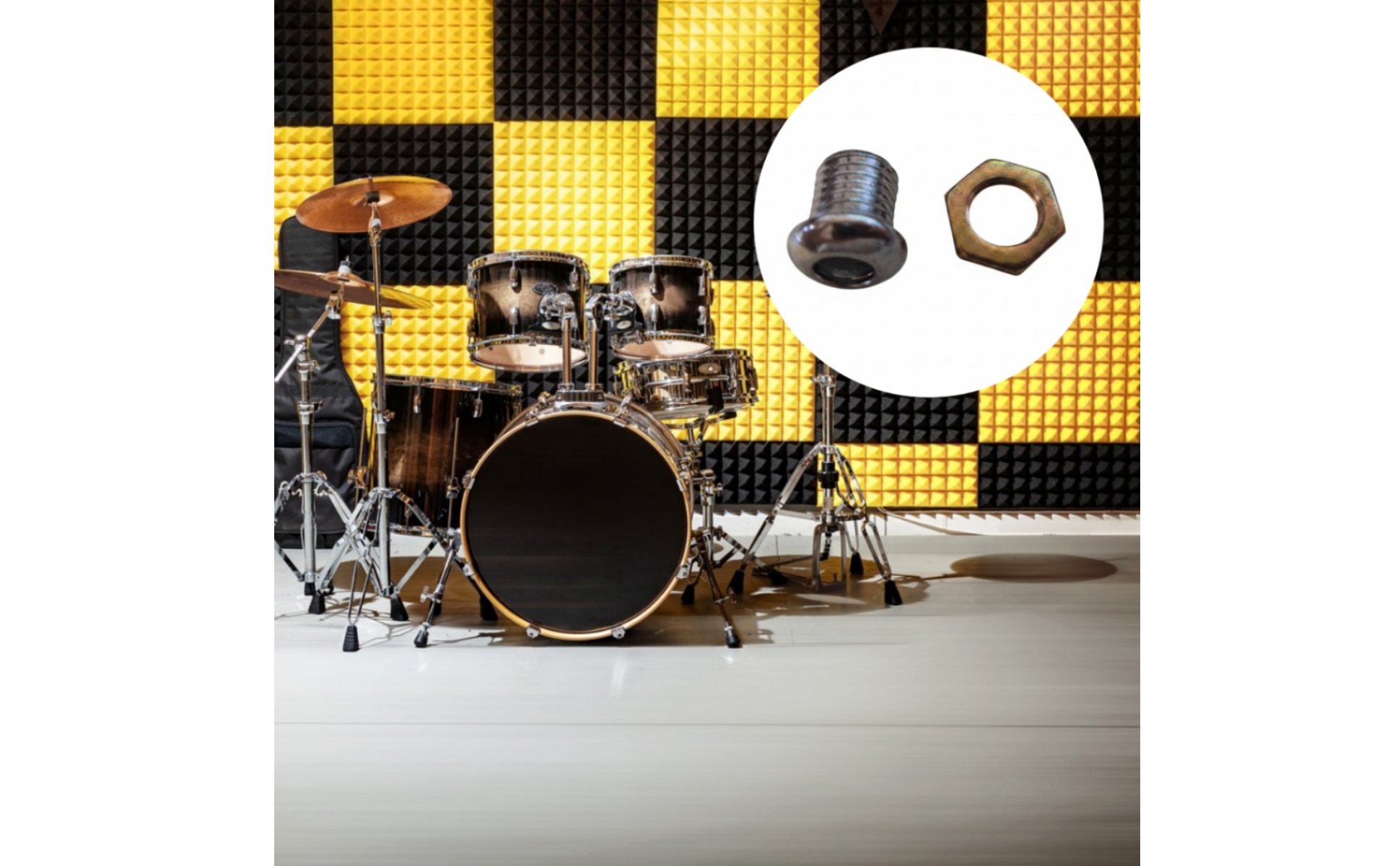Drum Air Hole Screw Metal Snare Drum Vent Screw Long-Lasting for Drummers