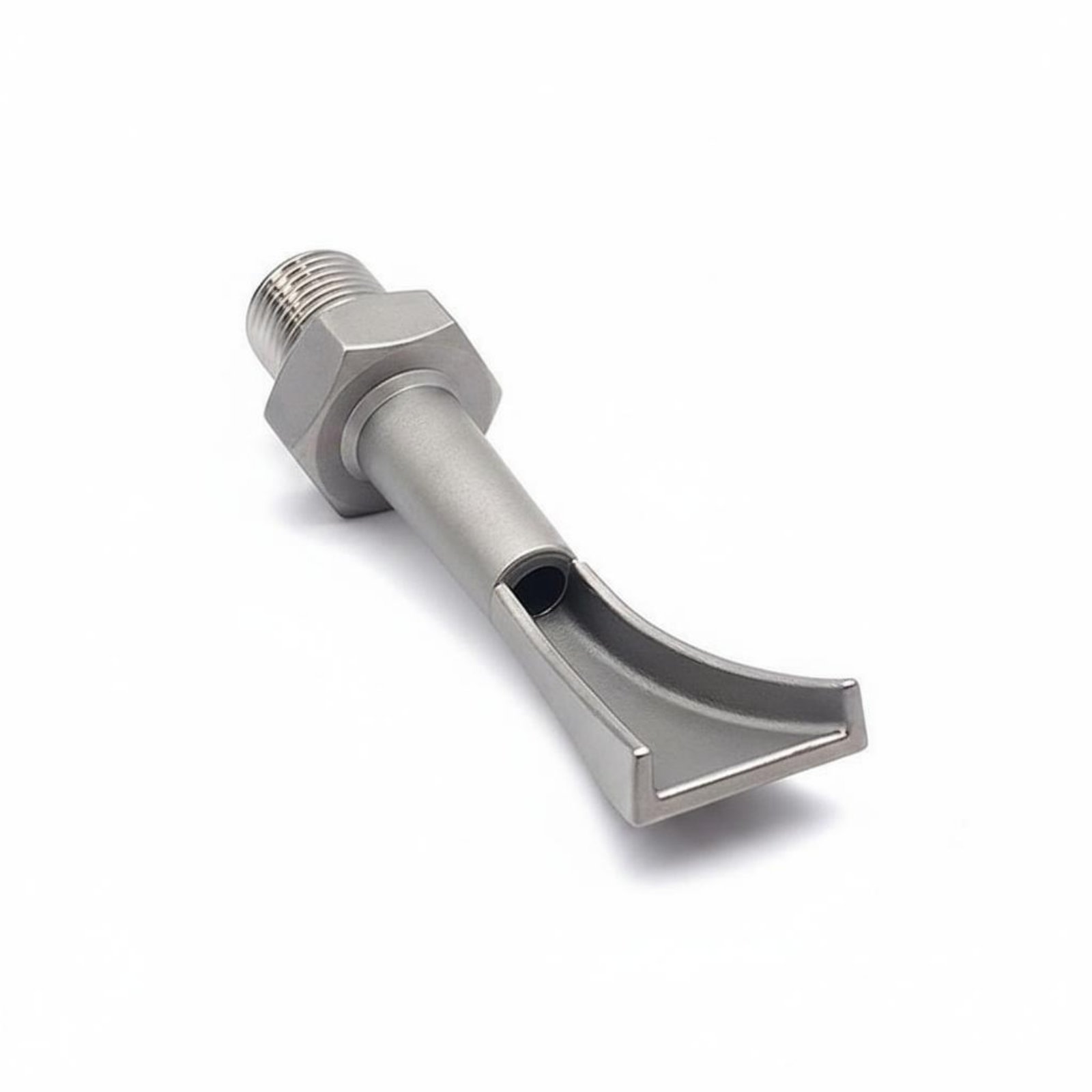 Stainless Steel Spray Nozzle Easy to Clean Adjustable Side Spray Nozzle Wide Use for Professionals, Workshop