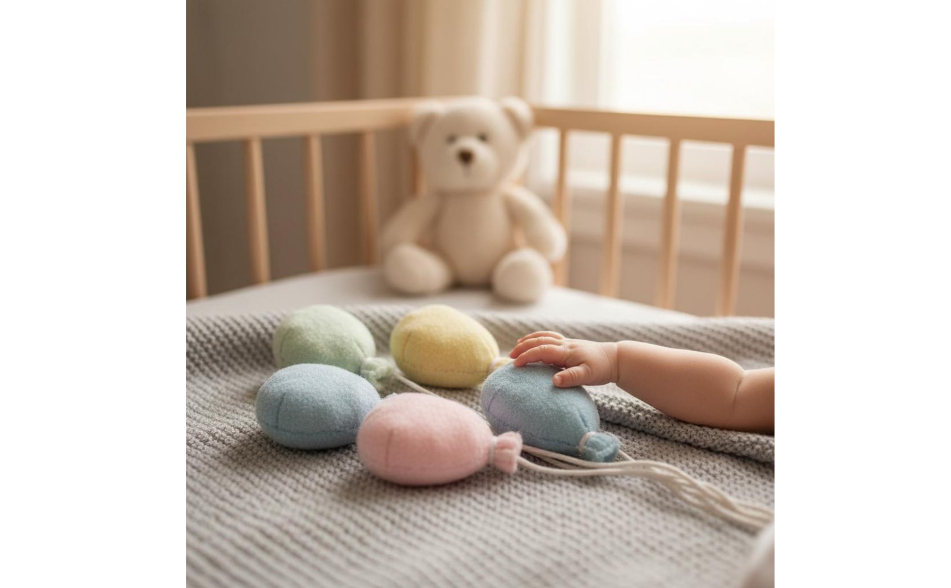 Newborn Photo Prop Set Easy to Use Textile Balloon Set Lightweight for Newborns