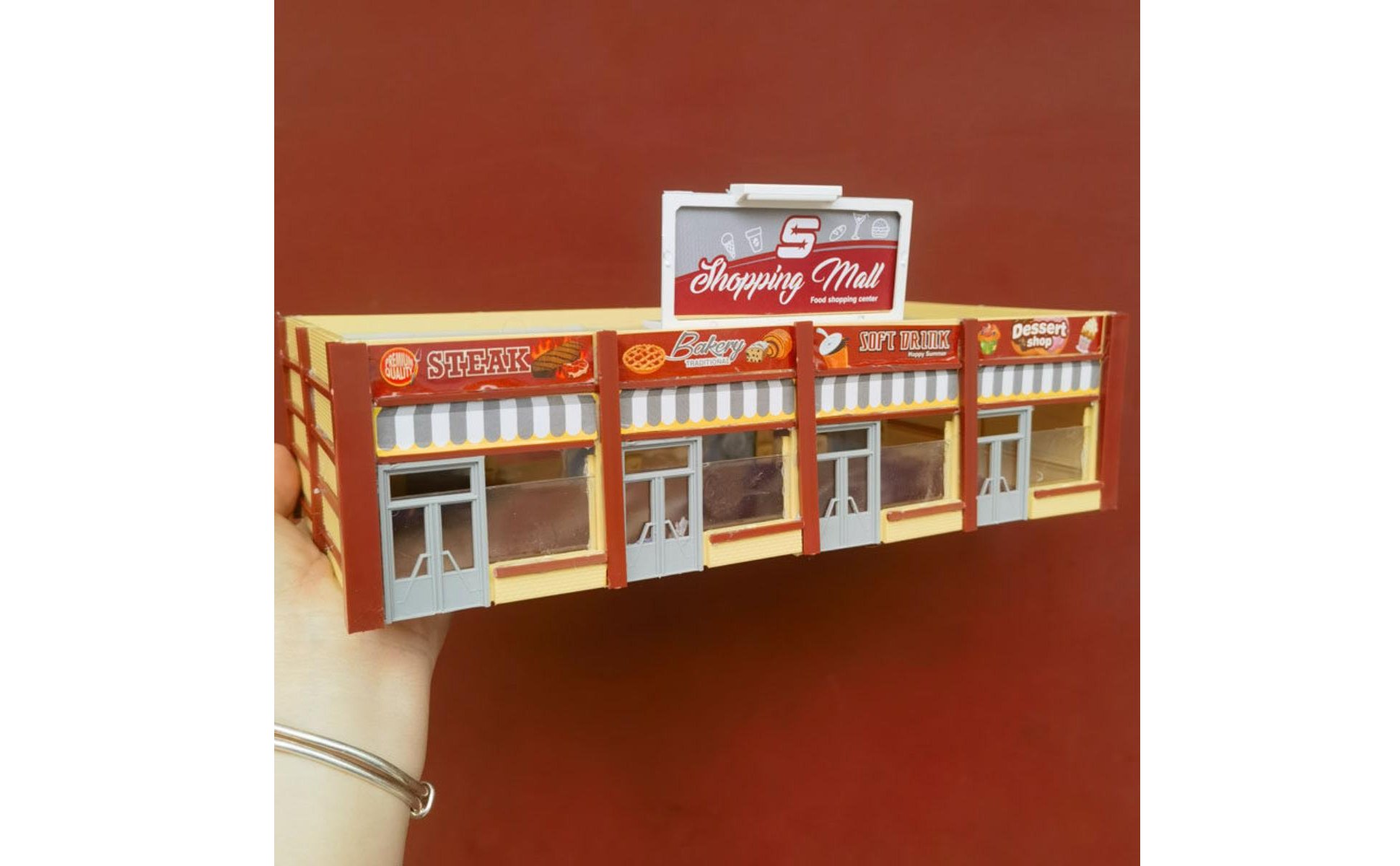 1/87 Scale House Kit European Design HO Scale Building Model Highly Detailed