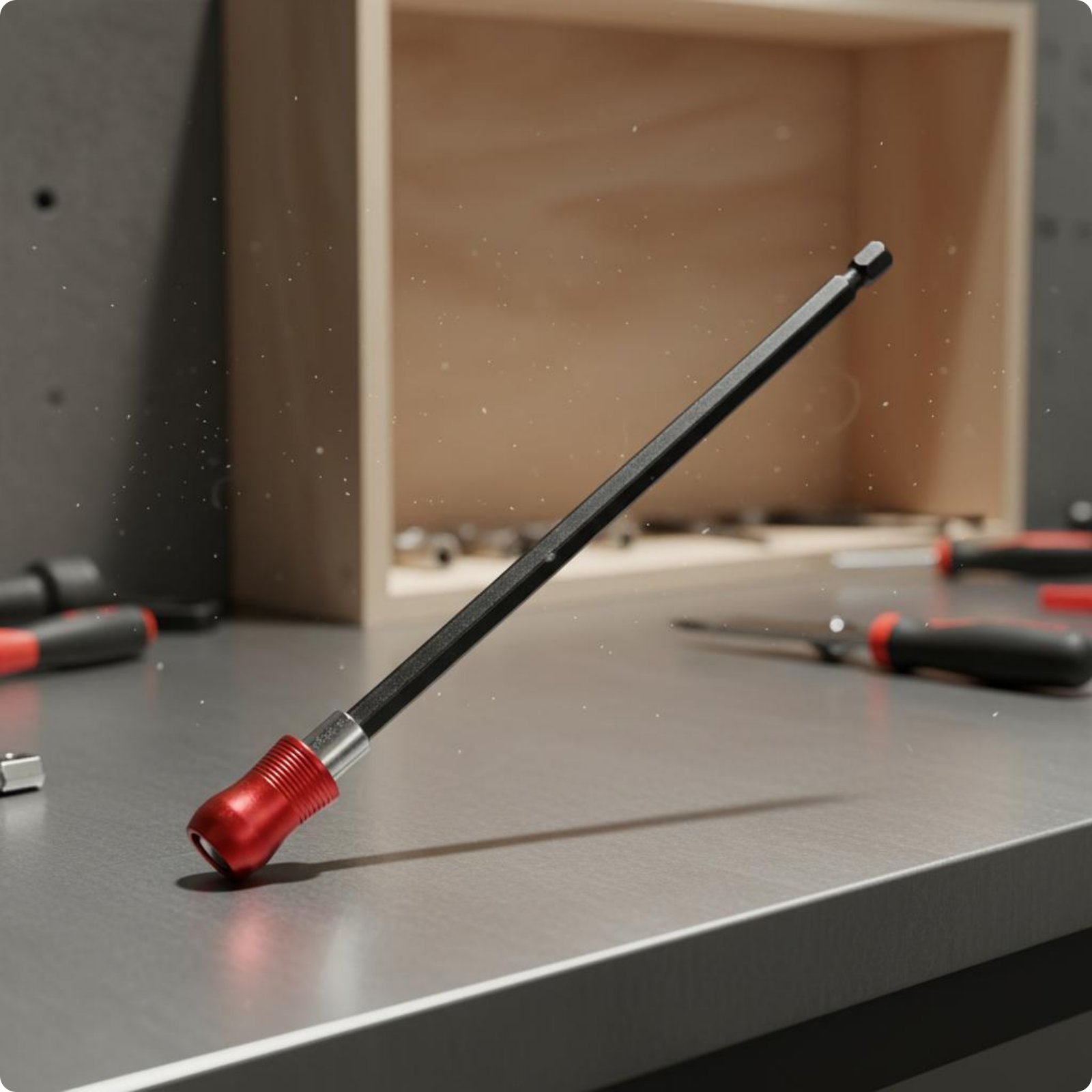 Hex Shank Extension Stainless Steel Socket Attractive Holder Long-Lasting