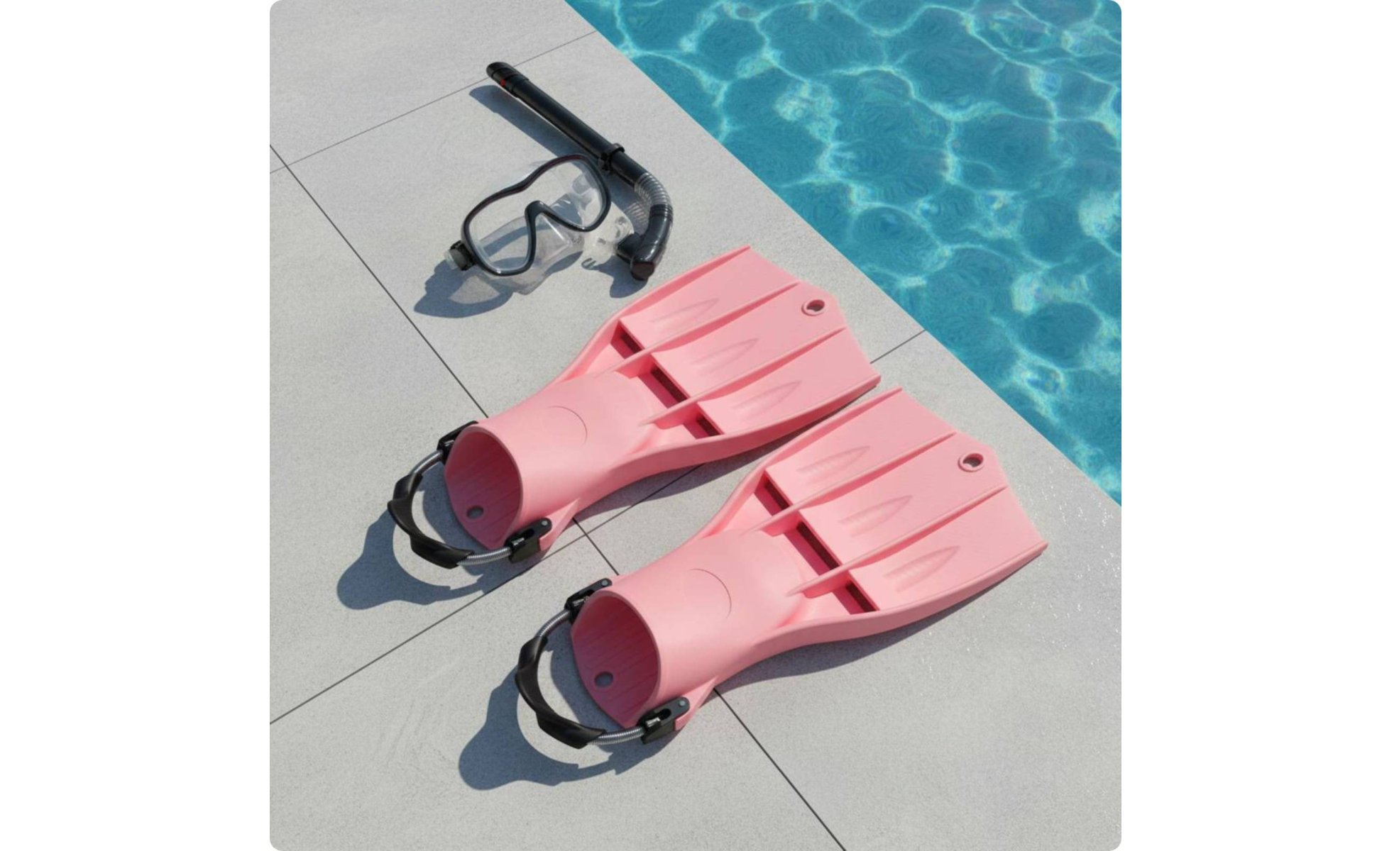 Adjustable Diving Fins Strong Propulsion Elastic Strap Fins Easy to Adjust