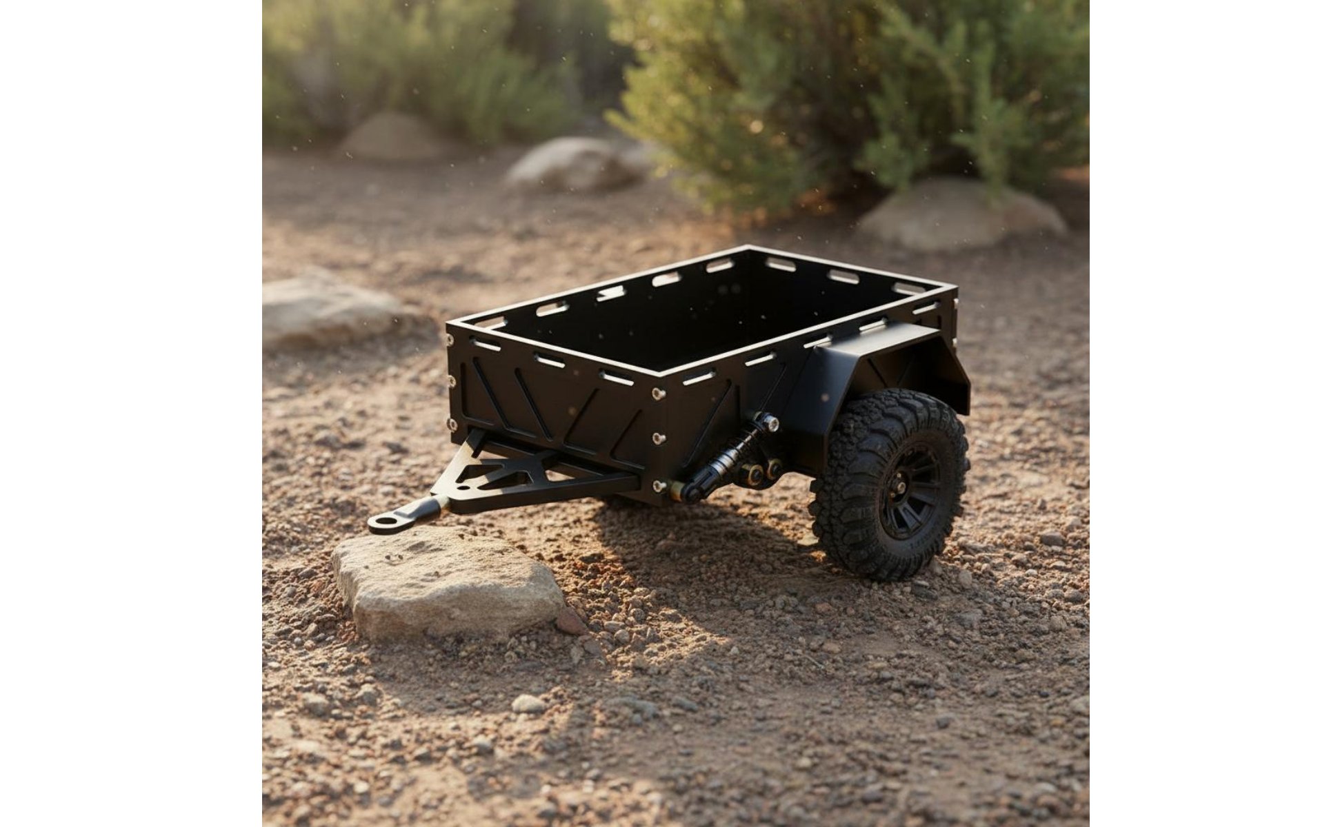 Rc-Anhänger ohne Beschädigung montierbar Mini-Modellanhänger realistische Optik