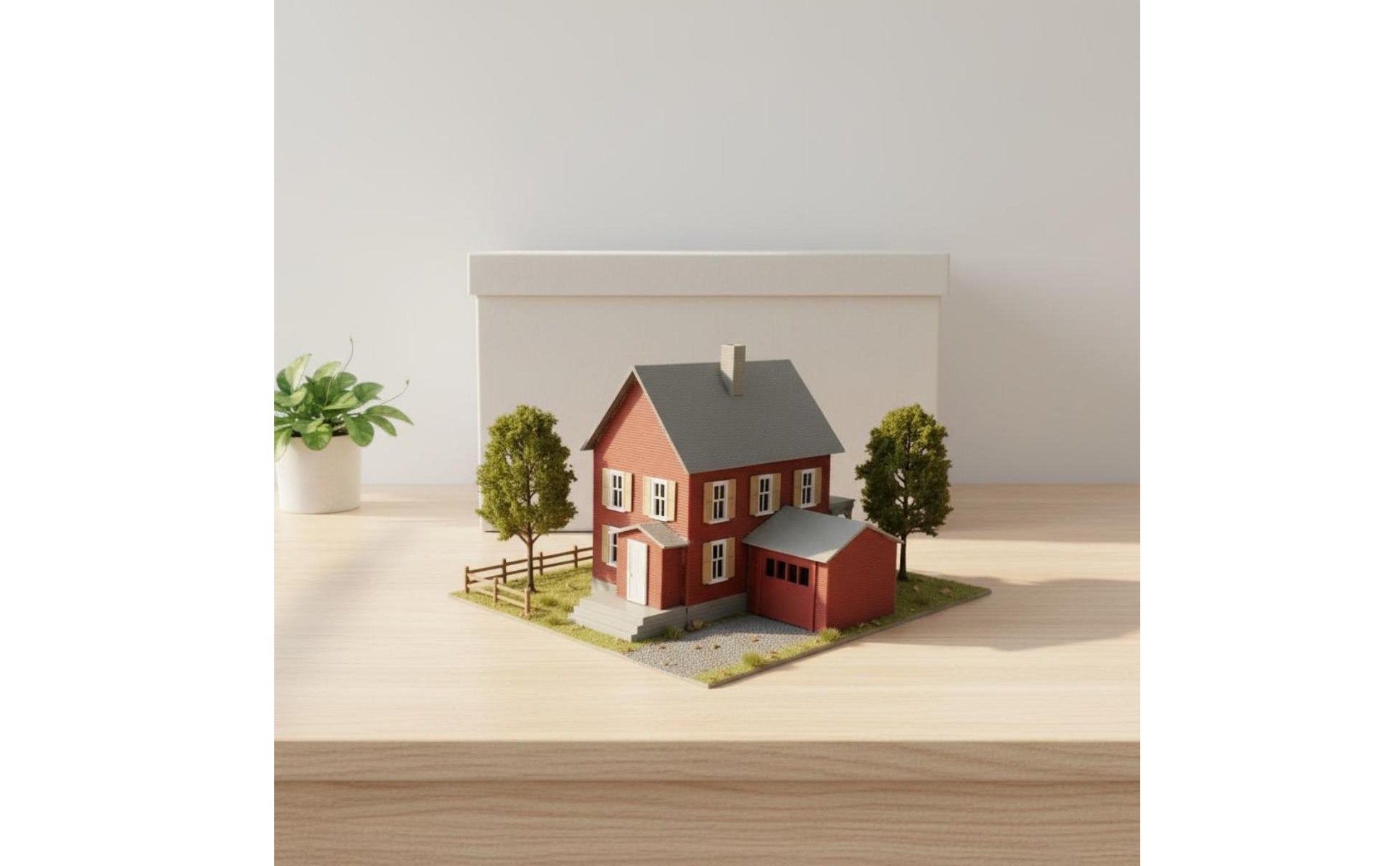 1/87 Scale House Kit European Design HO Scale Building Model Highly Detailed
