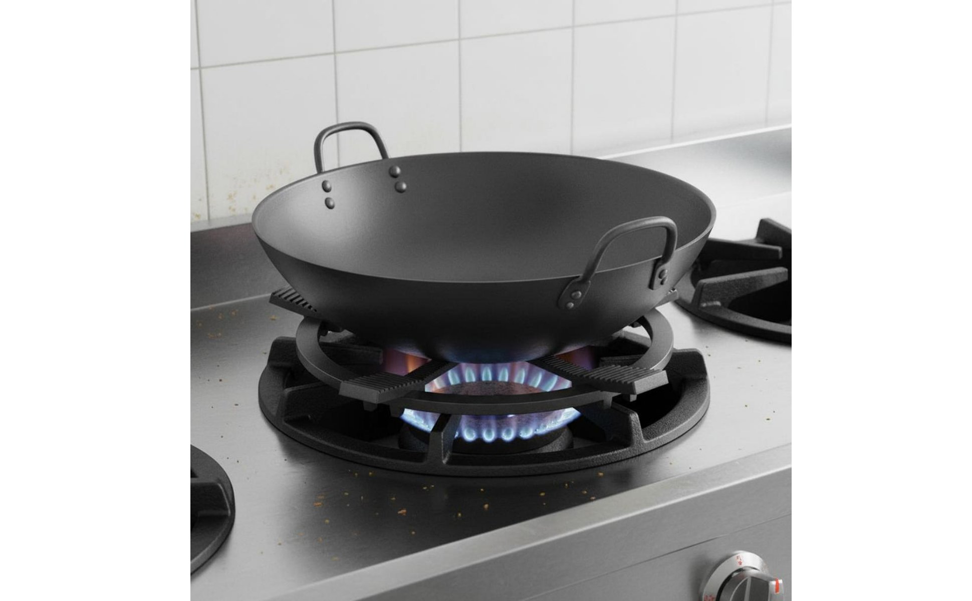 Gas Cooktop Wok Support Support Easy to Clean Non Slip Cooktop Grate