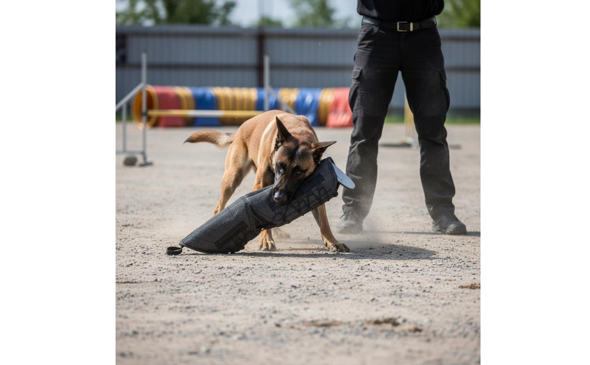 Beißarm mit Griffschlaufen Bissfest Hundebeißarm Dick Gepolstert