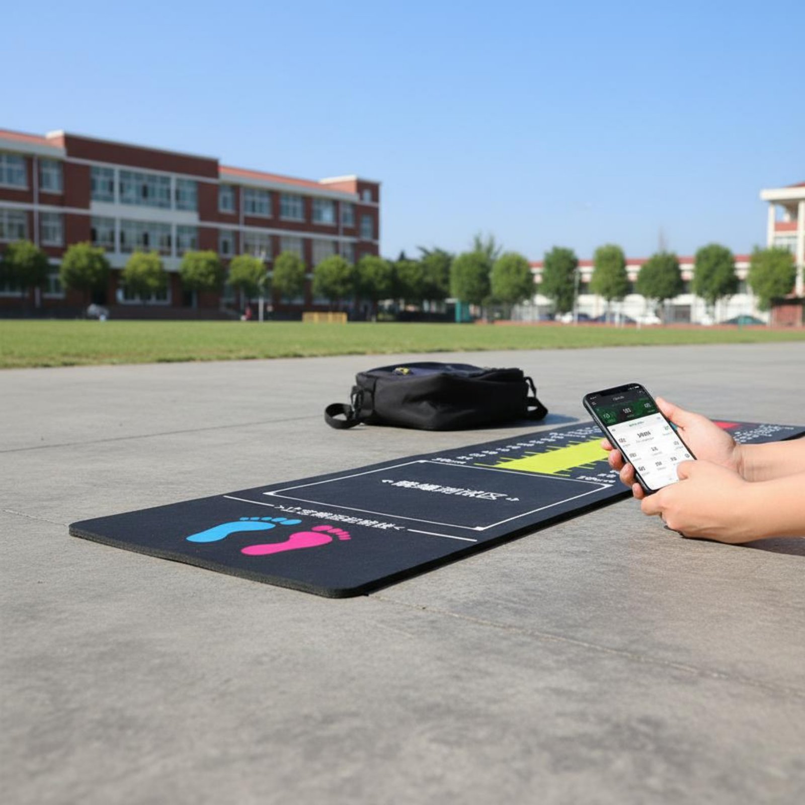 Standing Long Jump Mat Exam Standard Long Jump Test Mat Non-Slip for Students - Produktbild 4