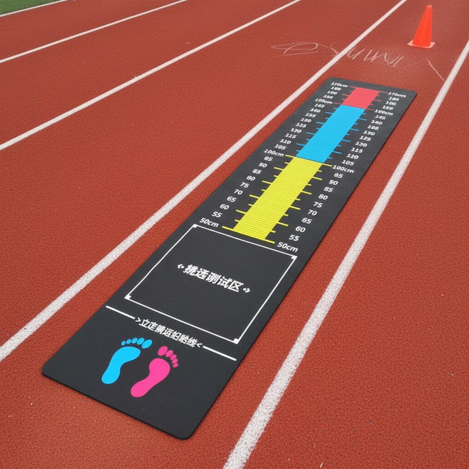 Standing Long Jump Mat Exam Standard Long Jump Test Mat Non-Slip for Students - Produktbild 7