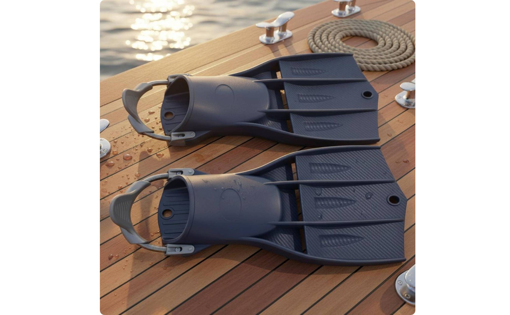 Adjustable Diving Fins Strong Propulsion Elastic Strap Fins Easy to Adjust