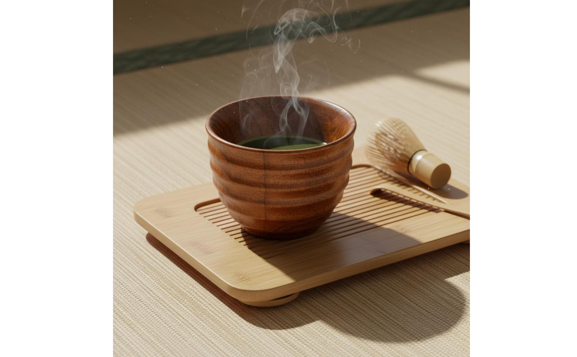 Japanese & Design Wooden Mug Scald-Resistant Wooden Beverage Vessel