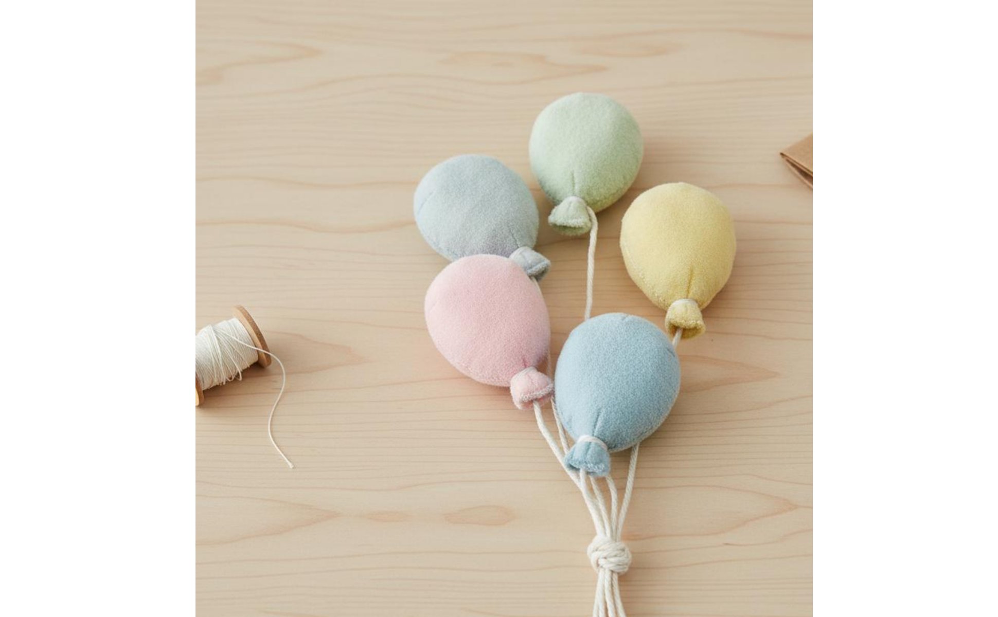 Newborn Photo Prop Set Easy to Use Textile Balloon Set Lightweight for Newborns