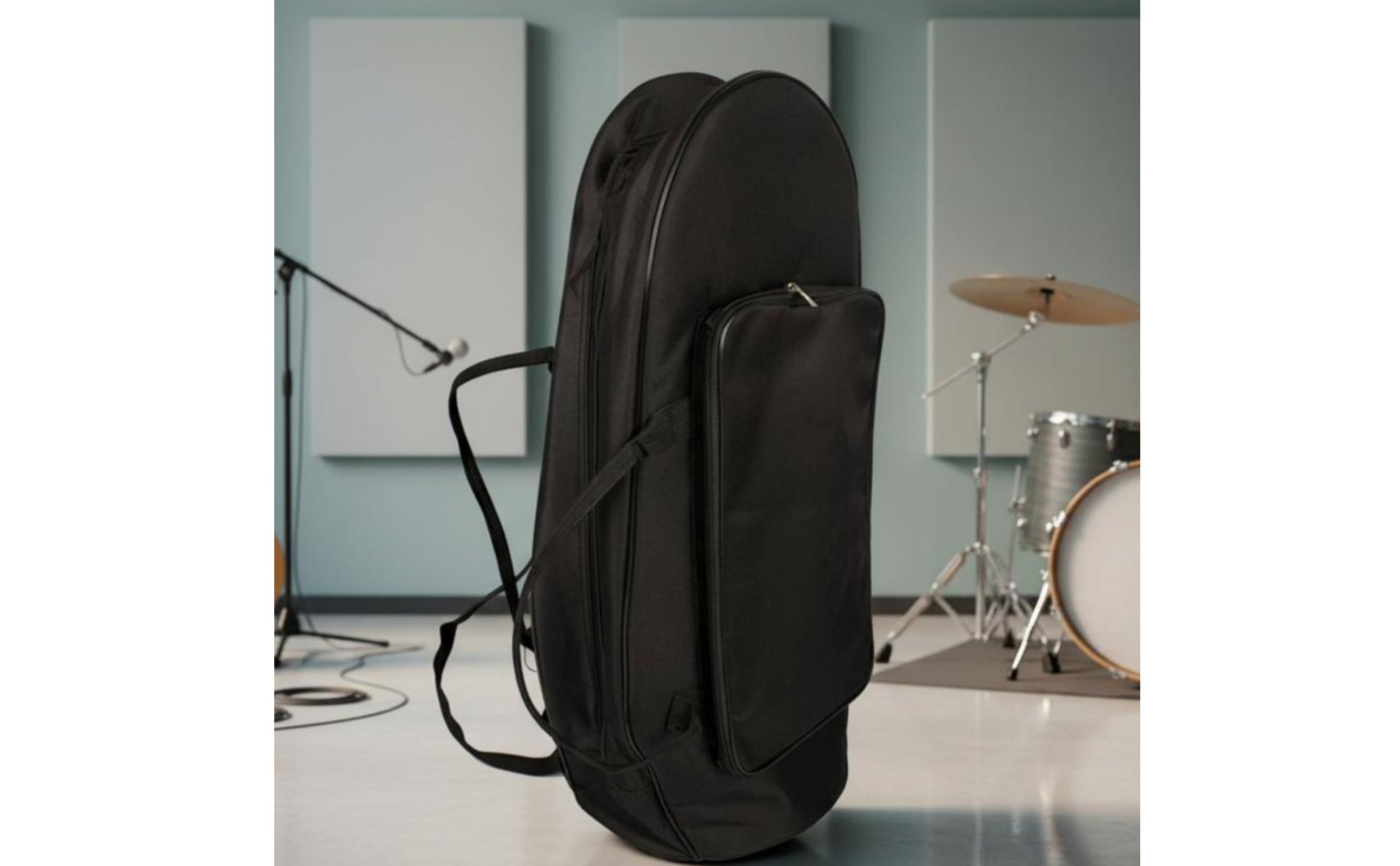 Euphonium Gig Bag Thick Sponge Padding Baritone Instrument Case Backpack Straps