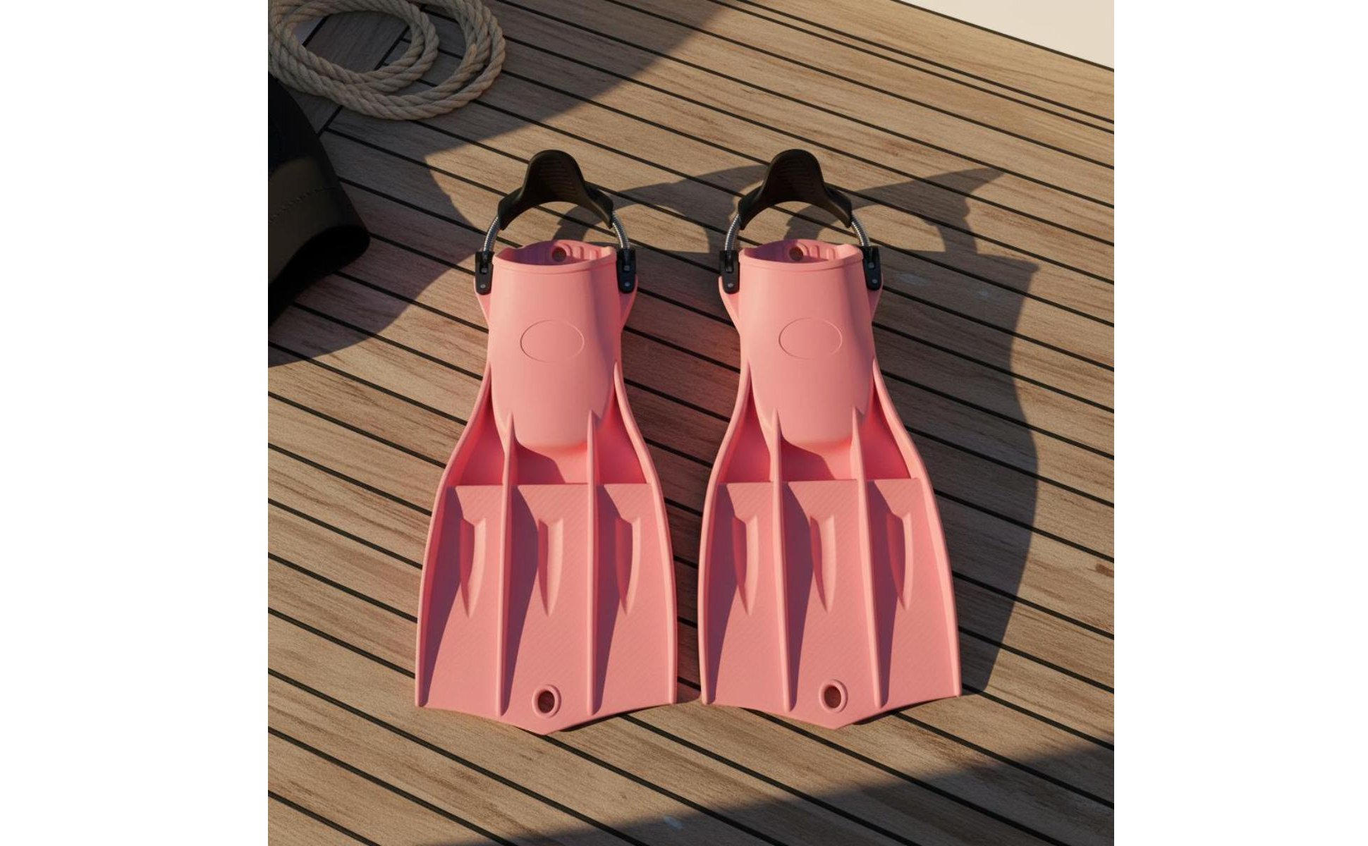 Adjustable Diving Fins Strong Propulsion Elastic Strap Fins Easy to Adjust