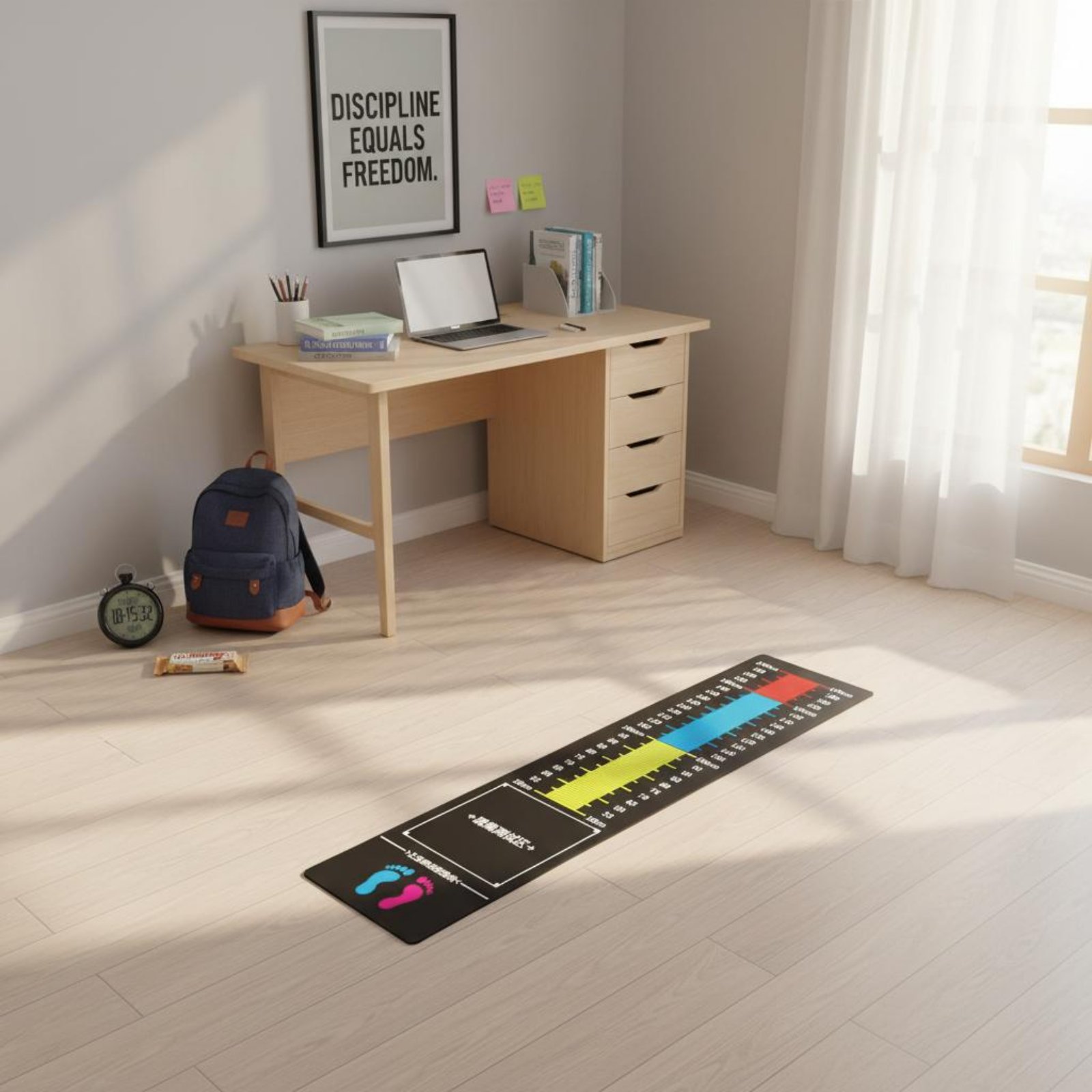 Standing Long Jump Mat Exam Standard Long Jump Test Mat Non-Slip for Students - Produktbild 1