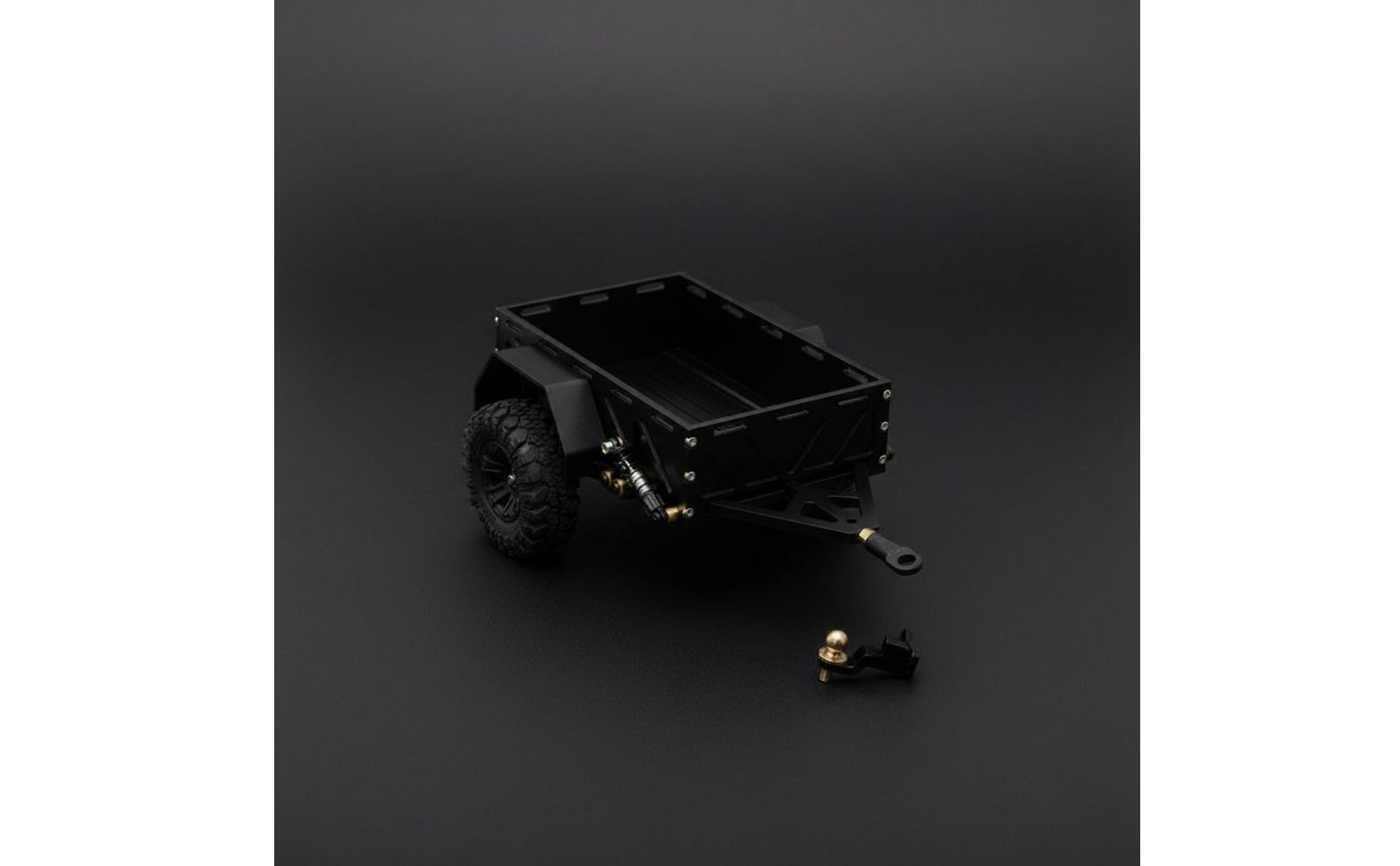 Rc-Anhänger ohne Beschädigung montierbar Mini-Modellanhänger realistische Optik