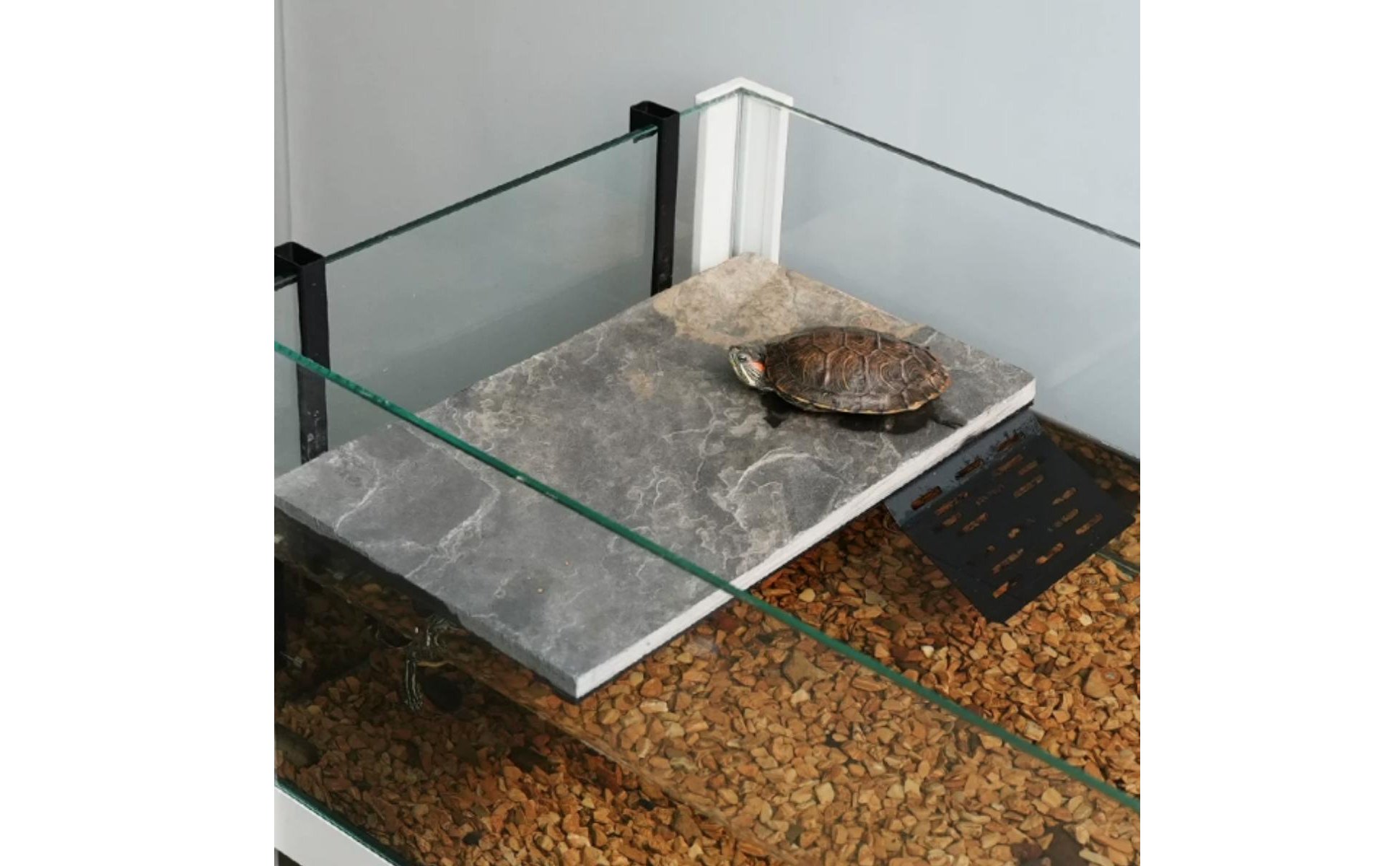 Wall Mounted Turtle Platform Natural Stone Look Turtle Basking Dock Space Saving