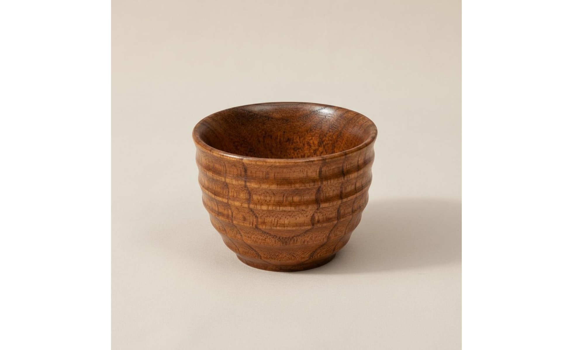 Japanese & Design Wooden Mug Scald-Resistant Wooden Beverage Vessel