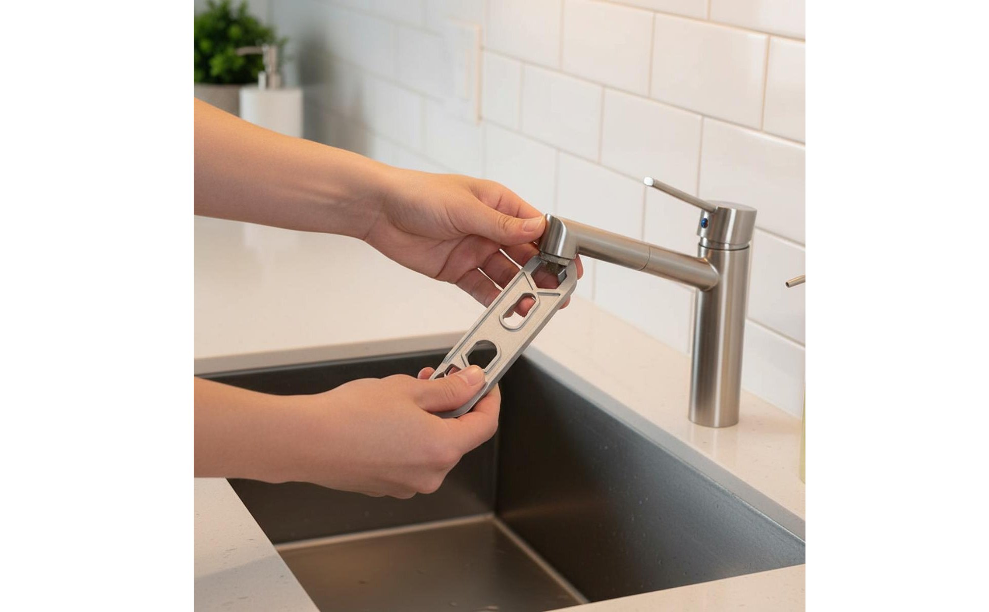Faucet Aerator Wrench Multi-Function Multifunction Faucet Wrench Easy to Use