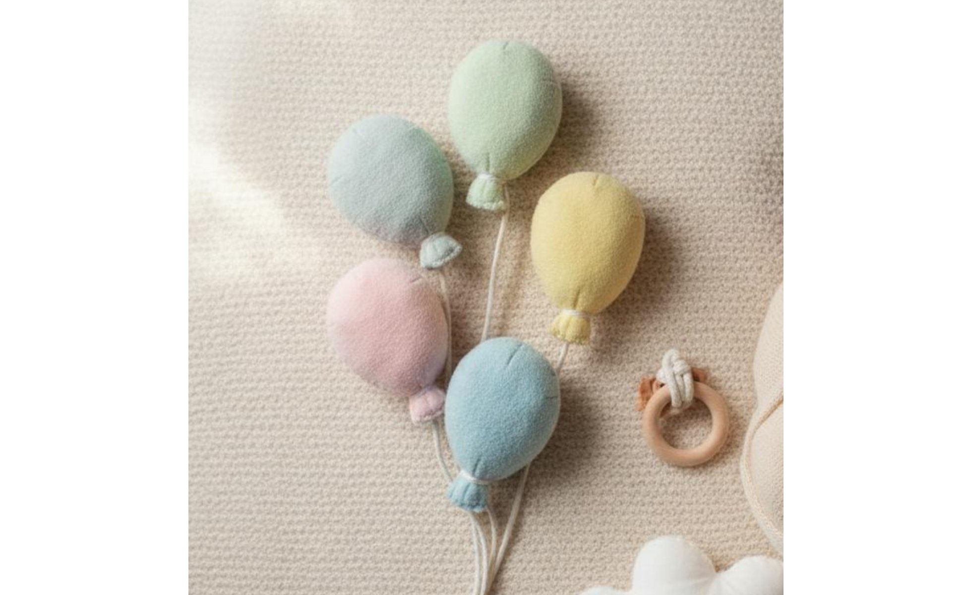 Newborn Photo Prop Set Easy to Use Textile Balloon Set Lightweight for Newborns