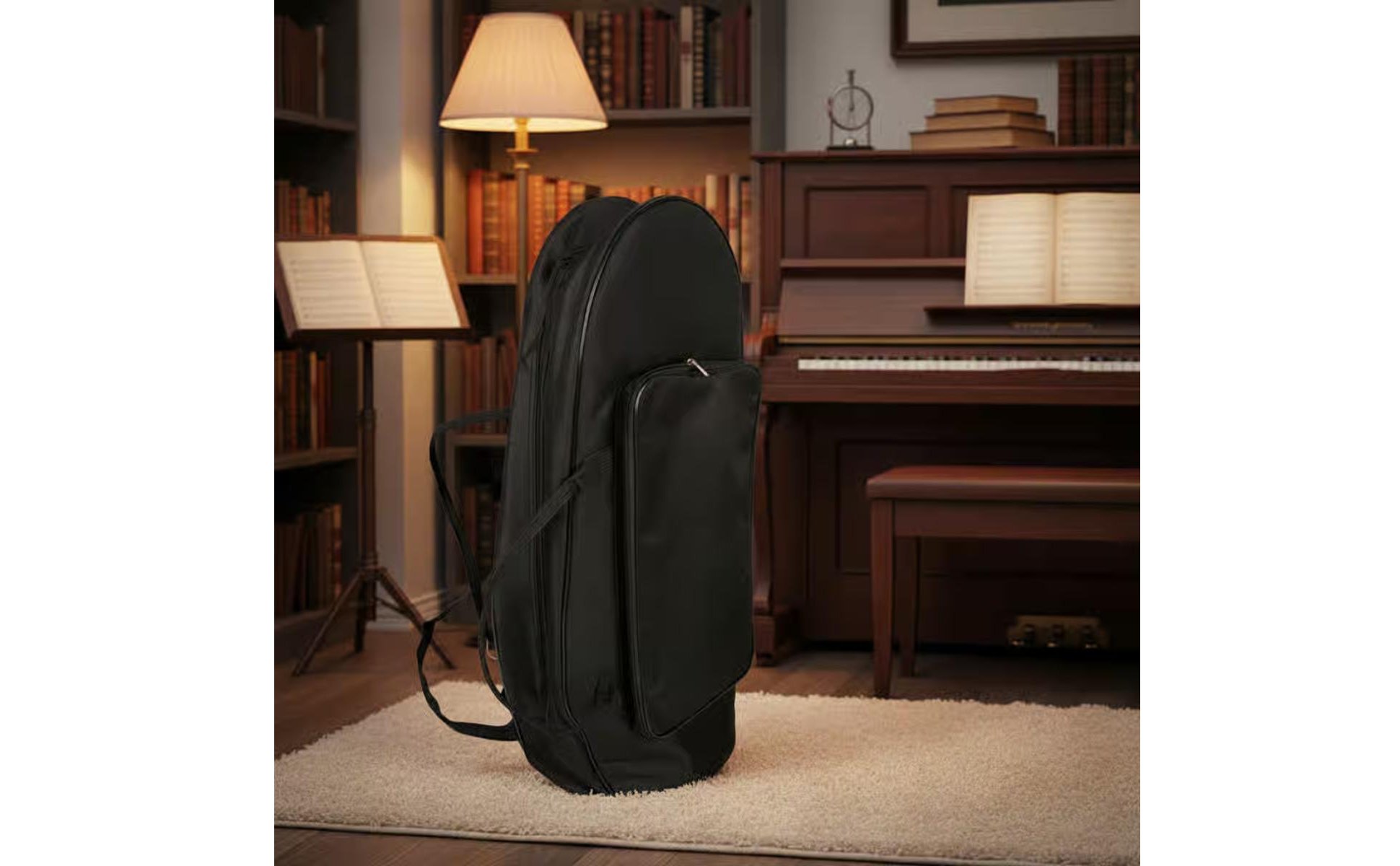 Euphonium Gig Bag Thick Sponge Padding Baritone Instrument Case Backpack Straps
