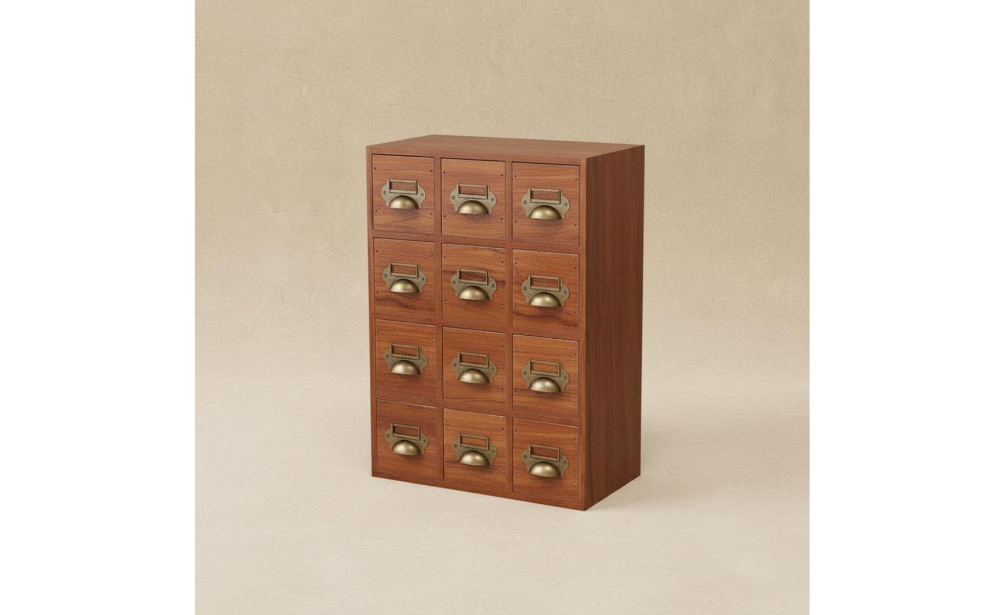 Organiseur de Bureau Multi Tiroirs Design Japonais Boîte à Tiroirs En Bois
