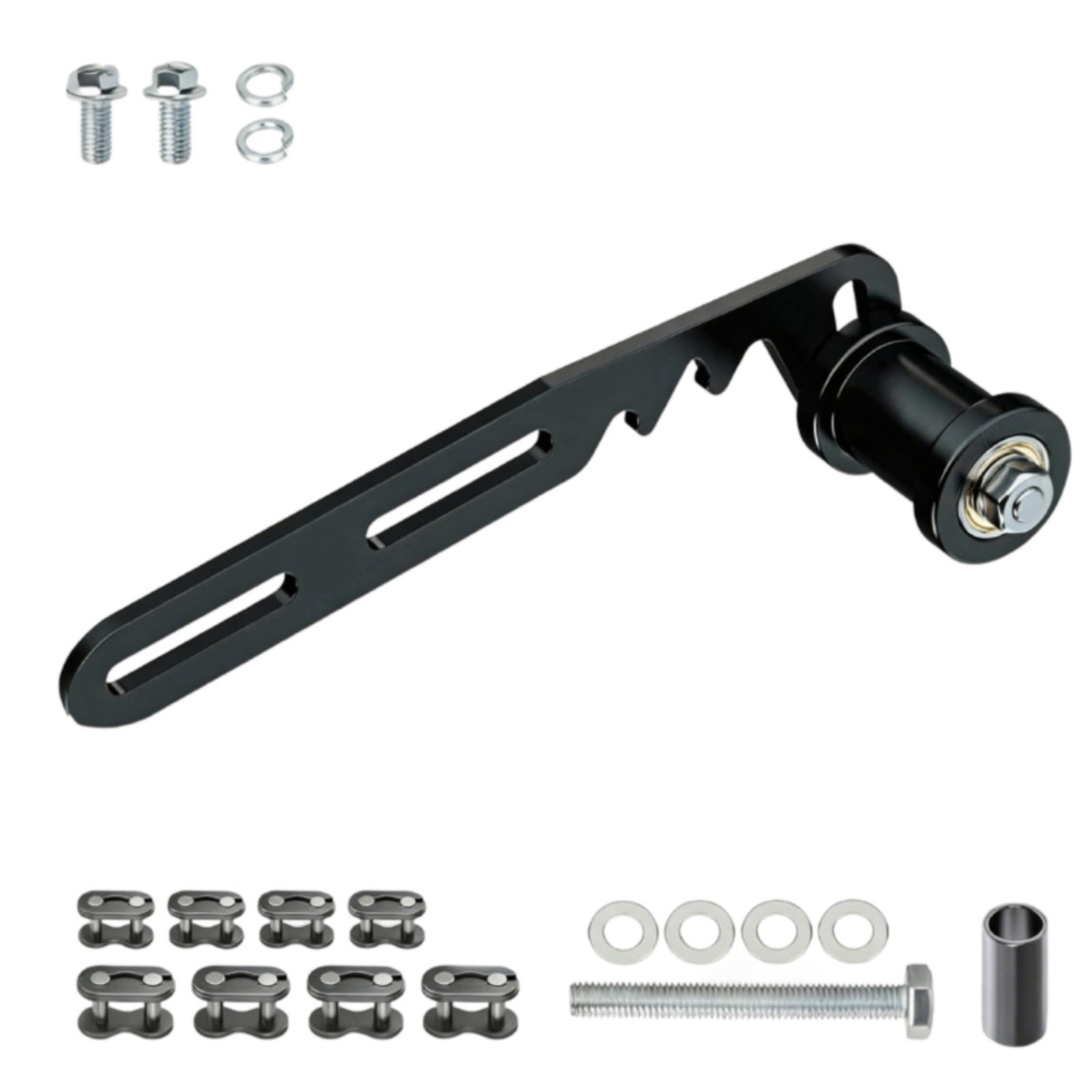 Mini Bike Chain Tensioner Mounts to Side Cover Chain Tensioner Kit Anti-Drop Engine Part