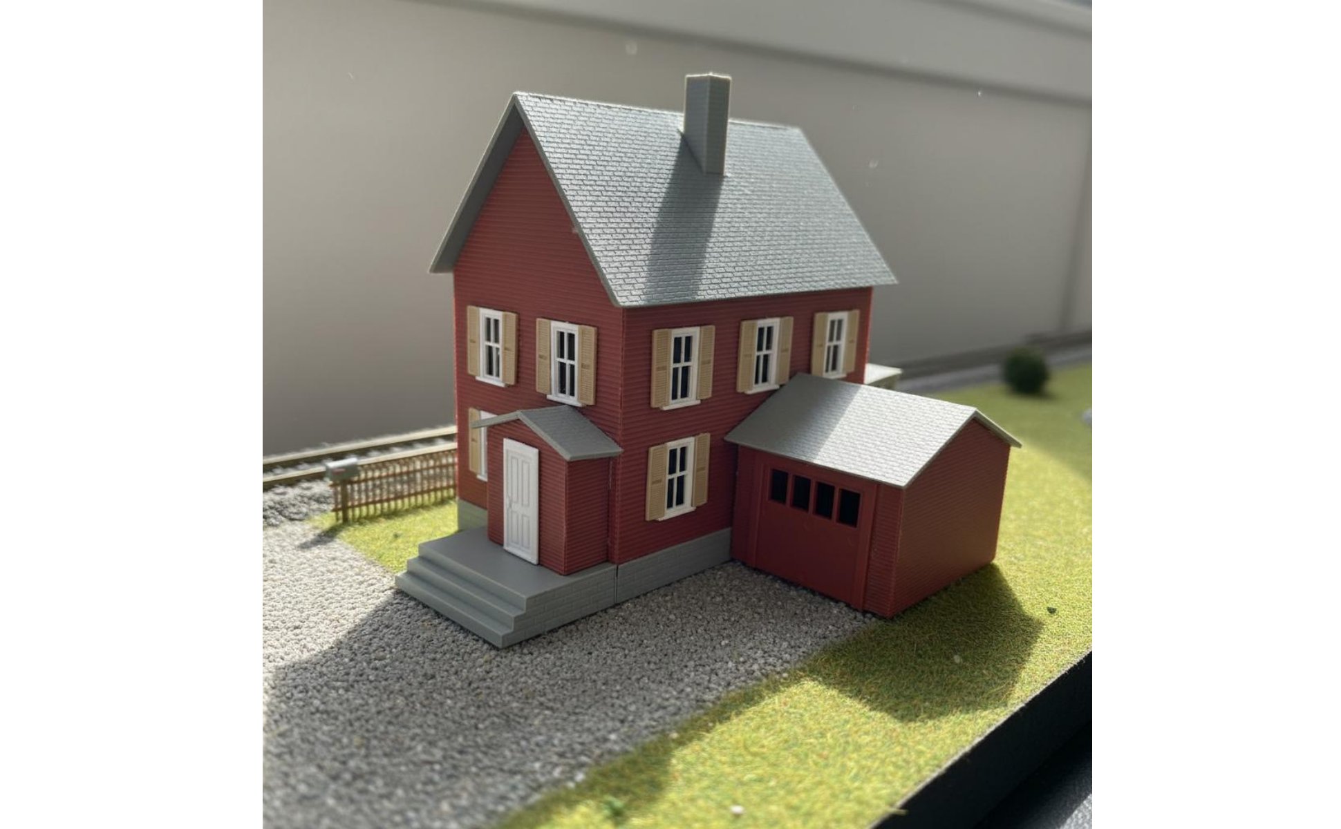 1/87 Scale House Kit European Design HO Scale Building Model Highly Detailed